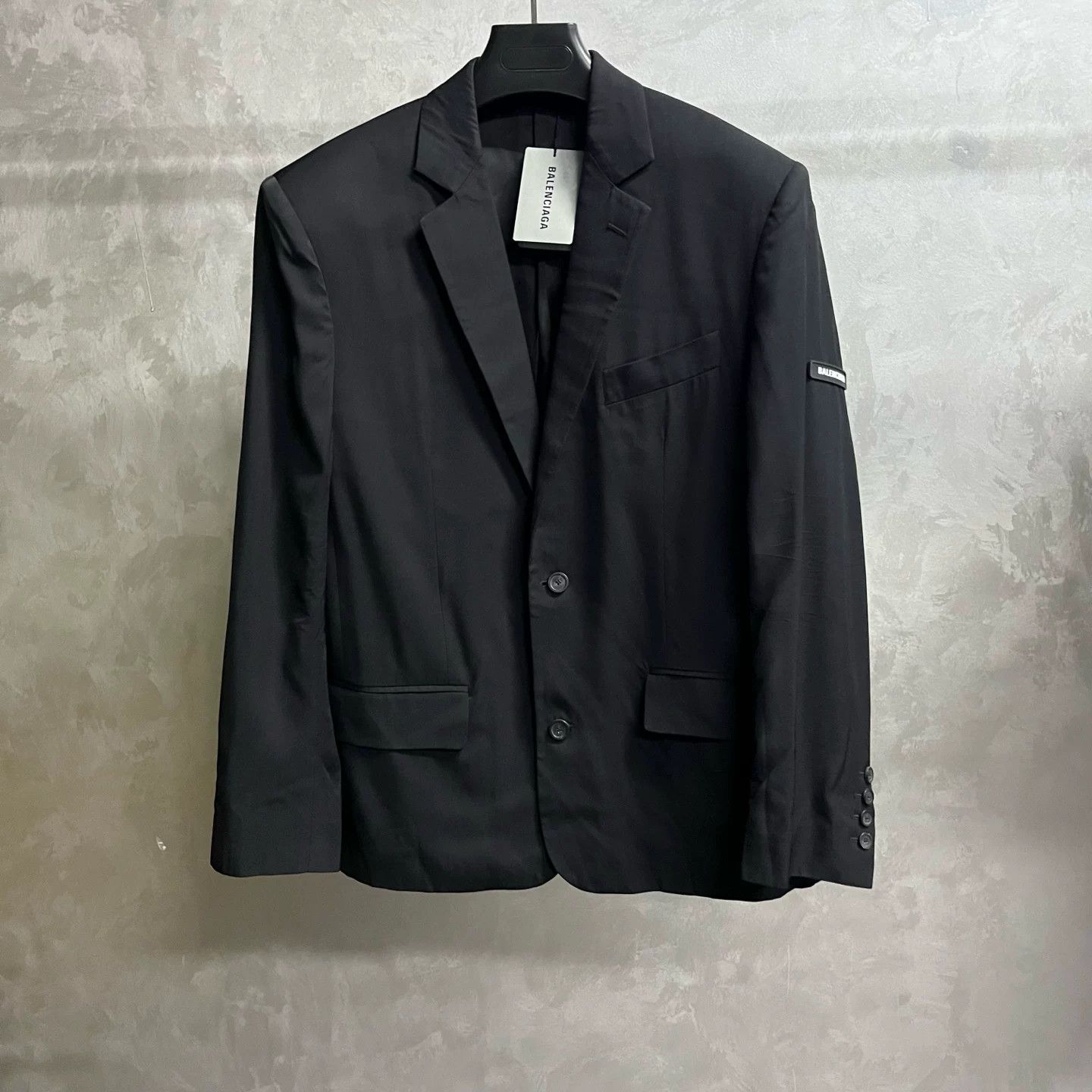 Balenciaga Balenciaga Viscose Gabardine Blazer Size FR 34 Size XS / US 0-2 / IT 36-38 - 1 Thumbnail