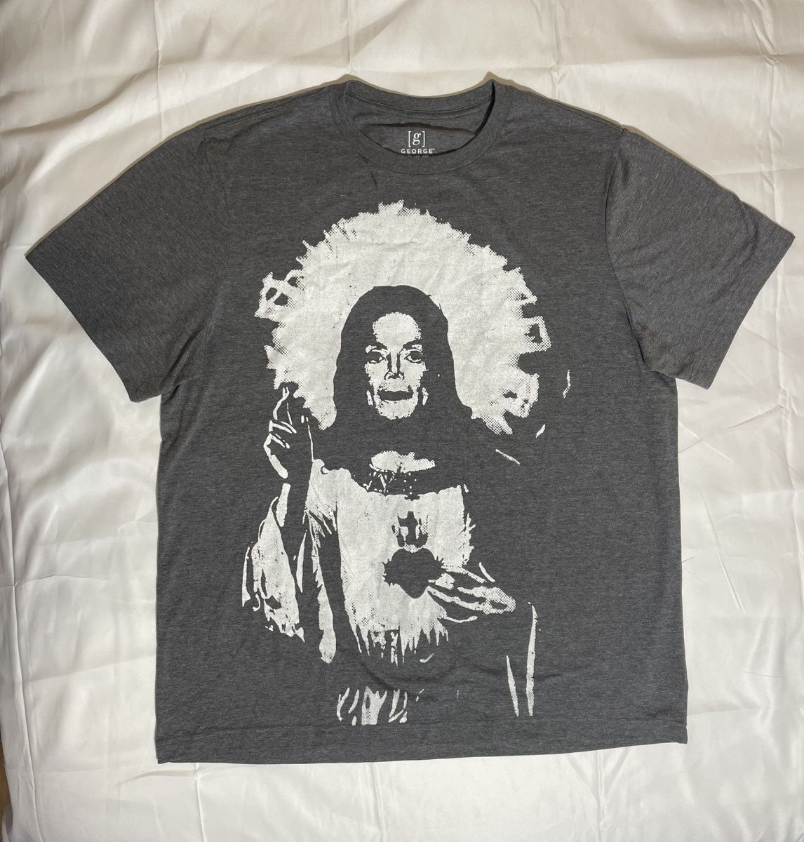 Vintage Vintage Michael Jackson Jesus Band Political Parody tee Size US XL / EU 56 / 4 - 1 Thumbnail