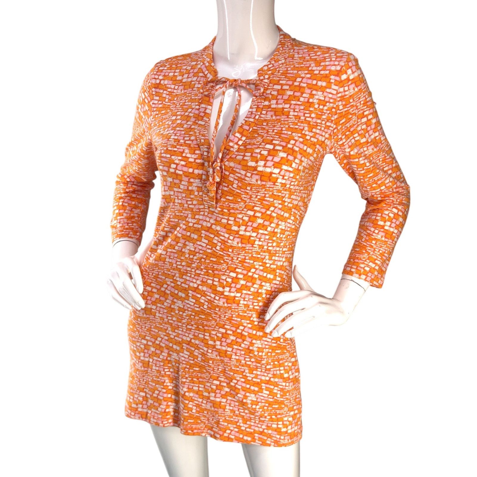 J.McLaughlin J McLaughlin Size XS Dress Mini Tunic Length Stretch Orange Size XS / US 0-2 / IT 36-38 - 1 Thumbnail
