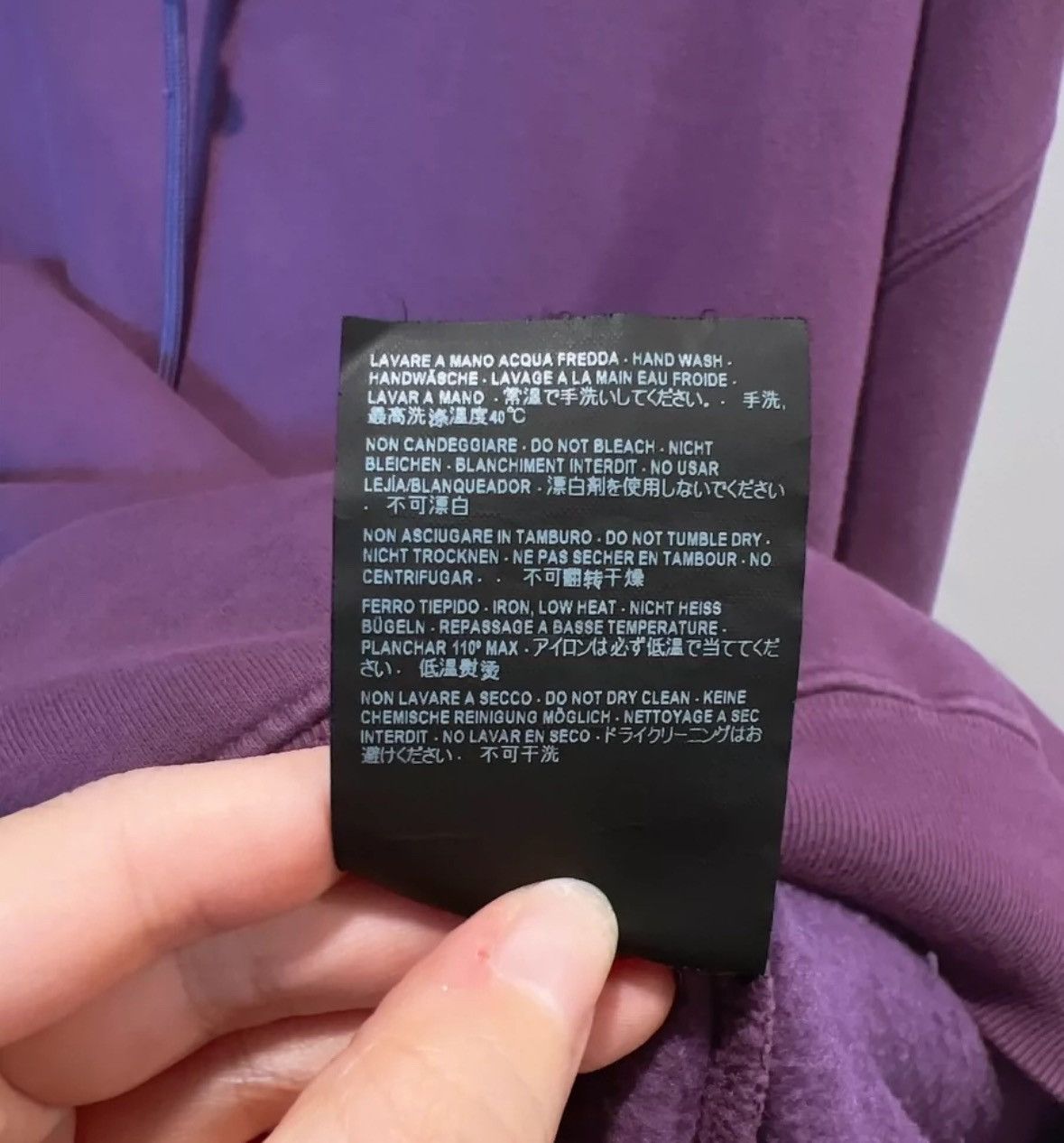 Balenciaga BALENCIAGA Purple Hoodie2412-Nextarrow Size US XS / EU 42 / 0 - 9 Thumbnail