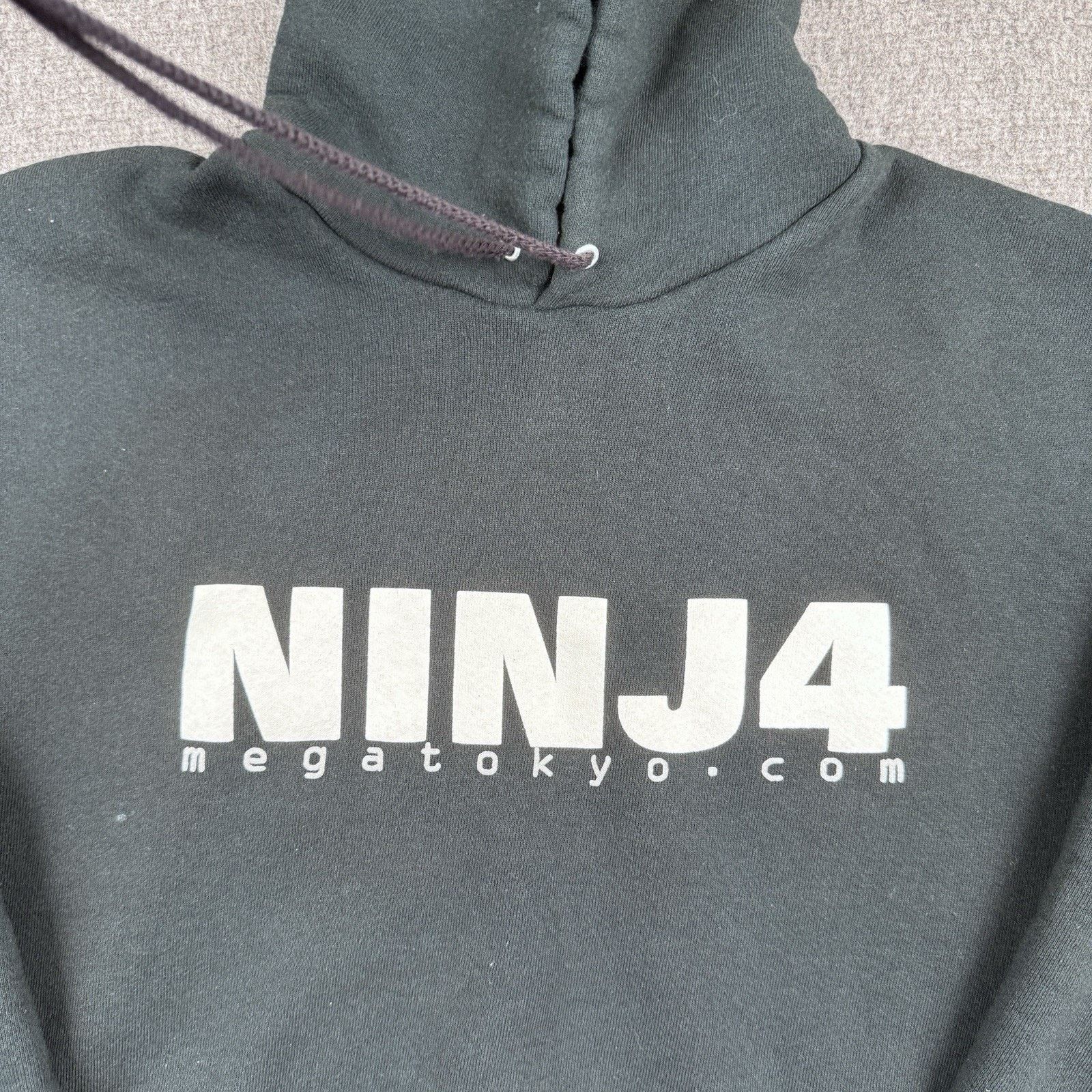 Vintage Vintage Ninj4 Mega Tokyo Anime Hoodie Men’s Medium Black Y2K Size US M / EU 48-50 / 2 - 3 Thumbnail