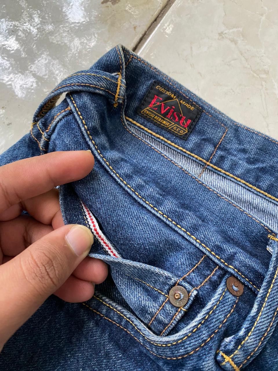 Evisu Evisu Daicock Special Blue No. 4 Lot 2000s Size US 36 / EU 52 - 7 Thumbnail