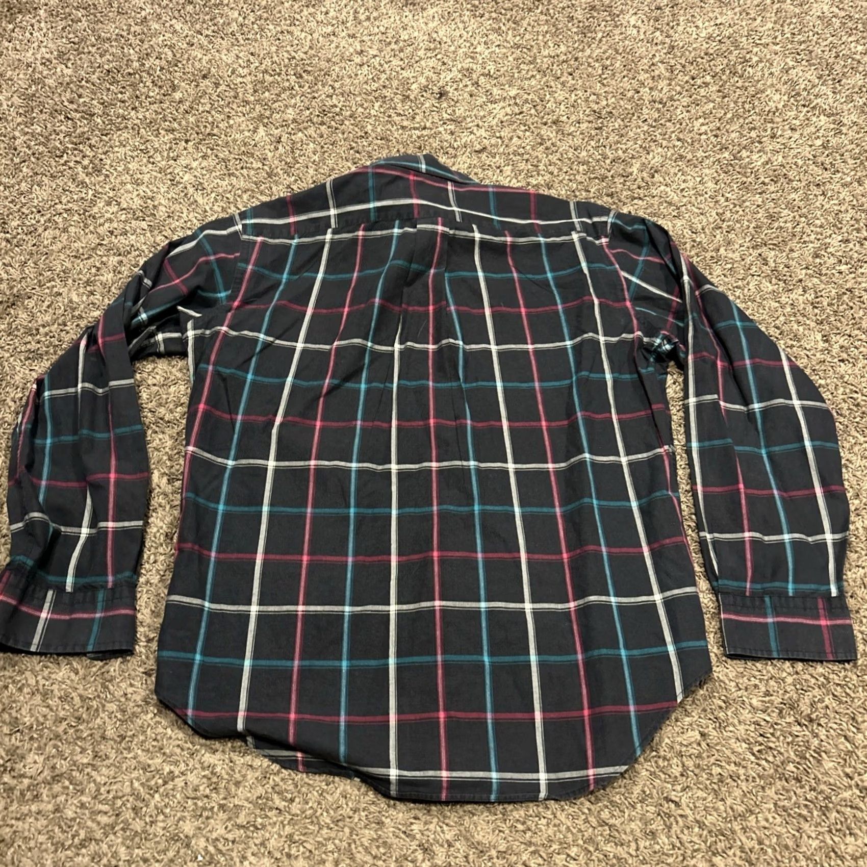 Vintage VTG Woolf Brothers Shirt Mens Large Plaid Long Sleeve Button Up USA Size US L / EU 52-54 / 3 - 4 Thumbnail