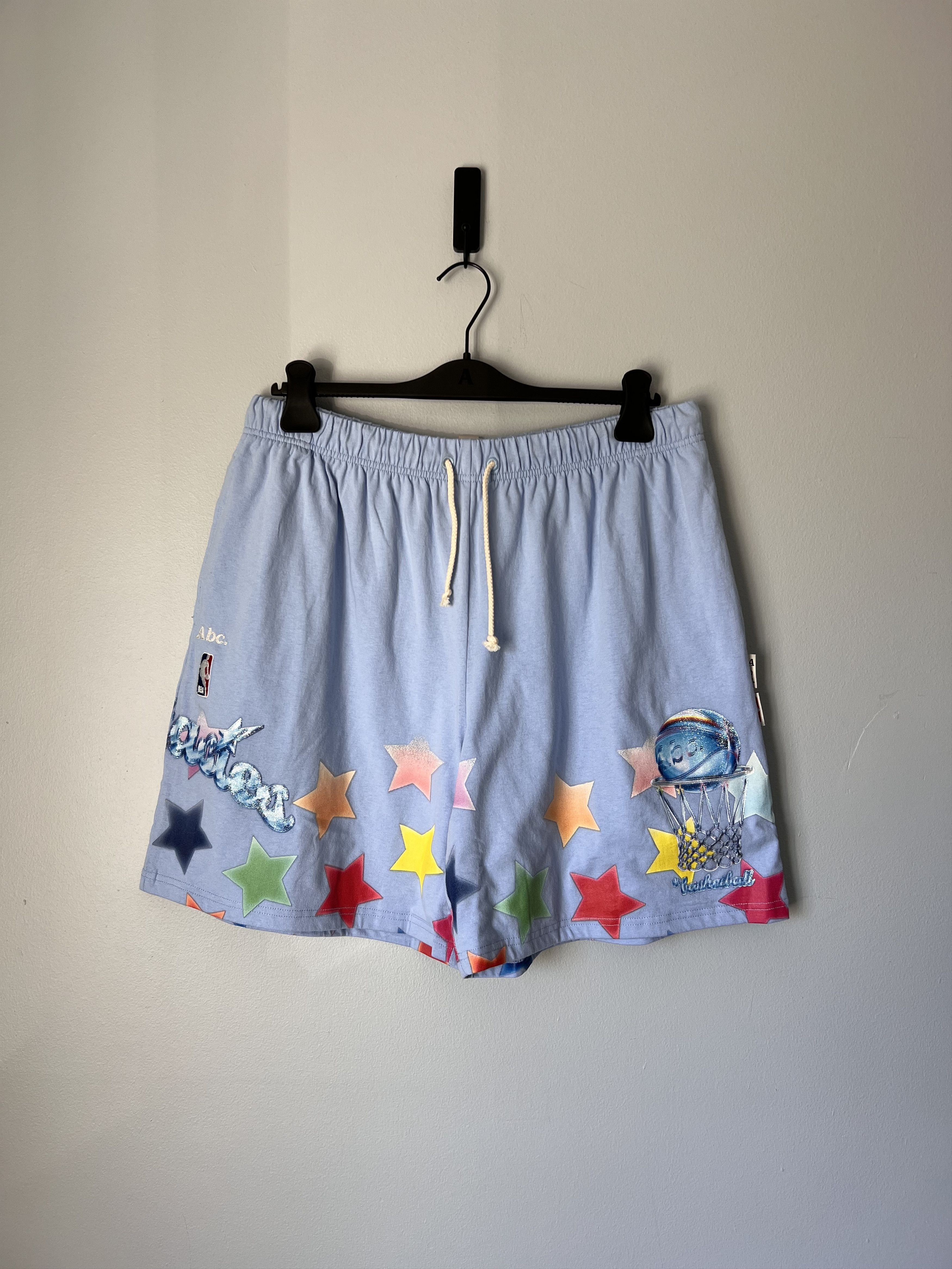 Advisory Board Crystals Abc. NBA Printed Shorts in Blue