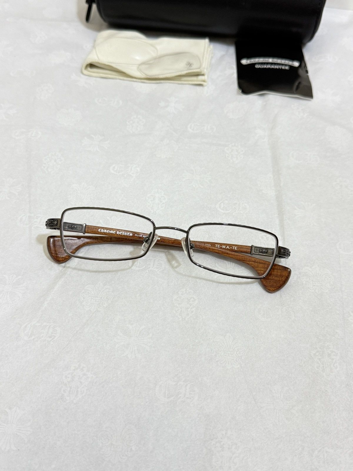 Chrome Hearts Chrome Hearts Glasses Wood “ Te-Wa-Te “ Size ONE SIZE - 1 Thumbnail