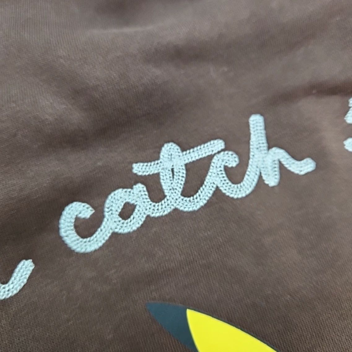 Vintage Pokemon Gotta Catch Em All Men Large Brown Loose Fit Embroidered Sweater Size US L / EU 52-54 / 3 - 7 Thumbnail