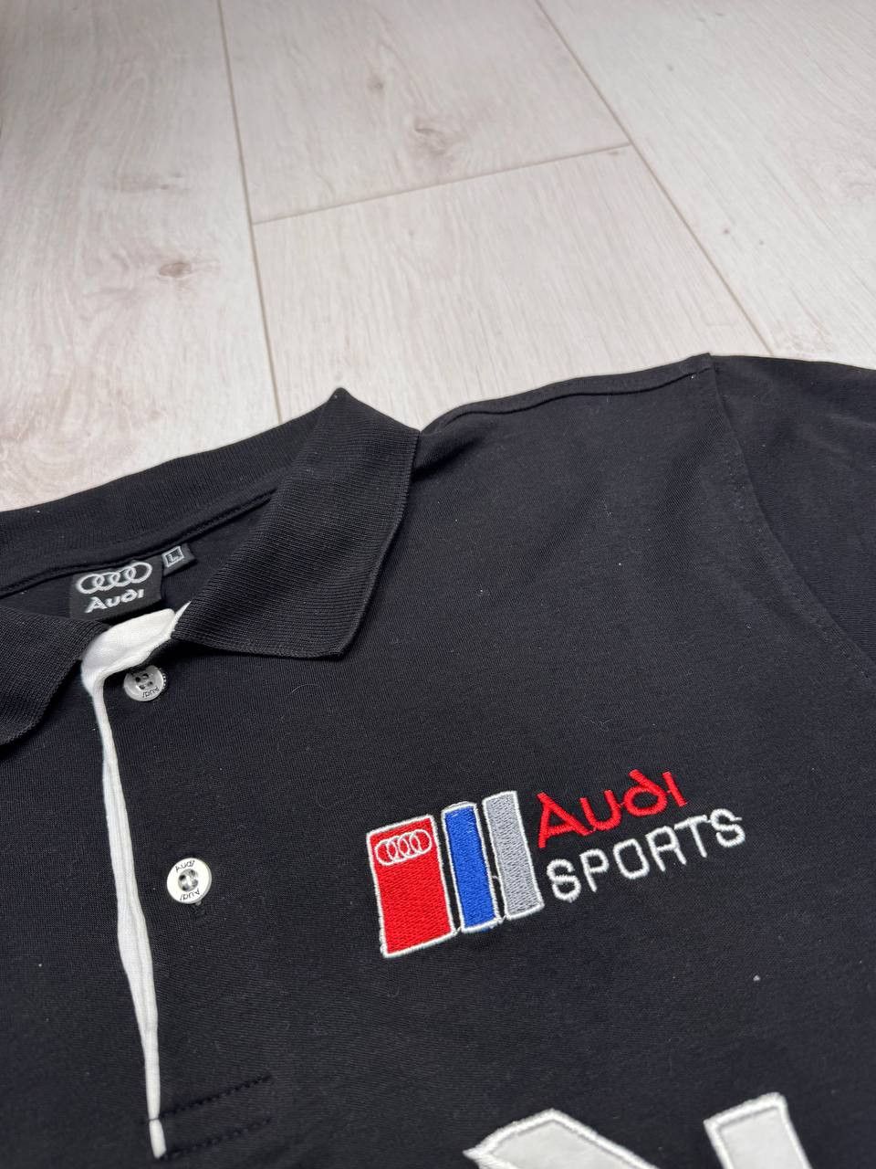 Audi Vintage Audi Big Logo Polo Faded Racing F1 Size US M / EU 48-50 / 2 - 6 Thumbnail