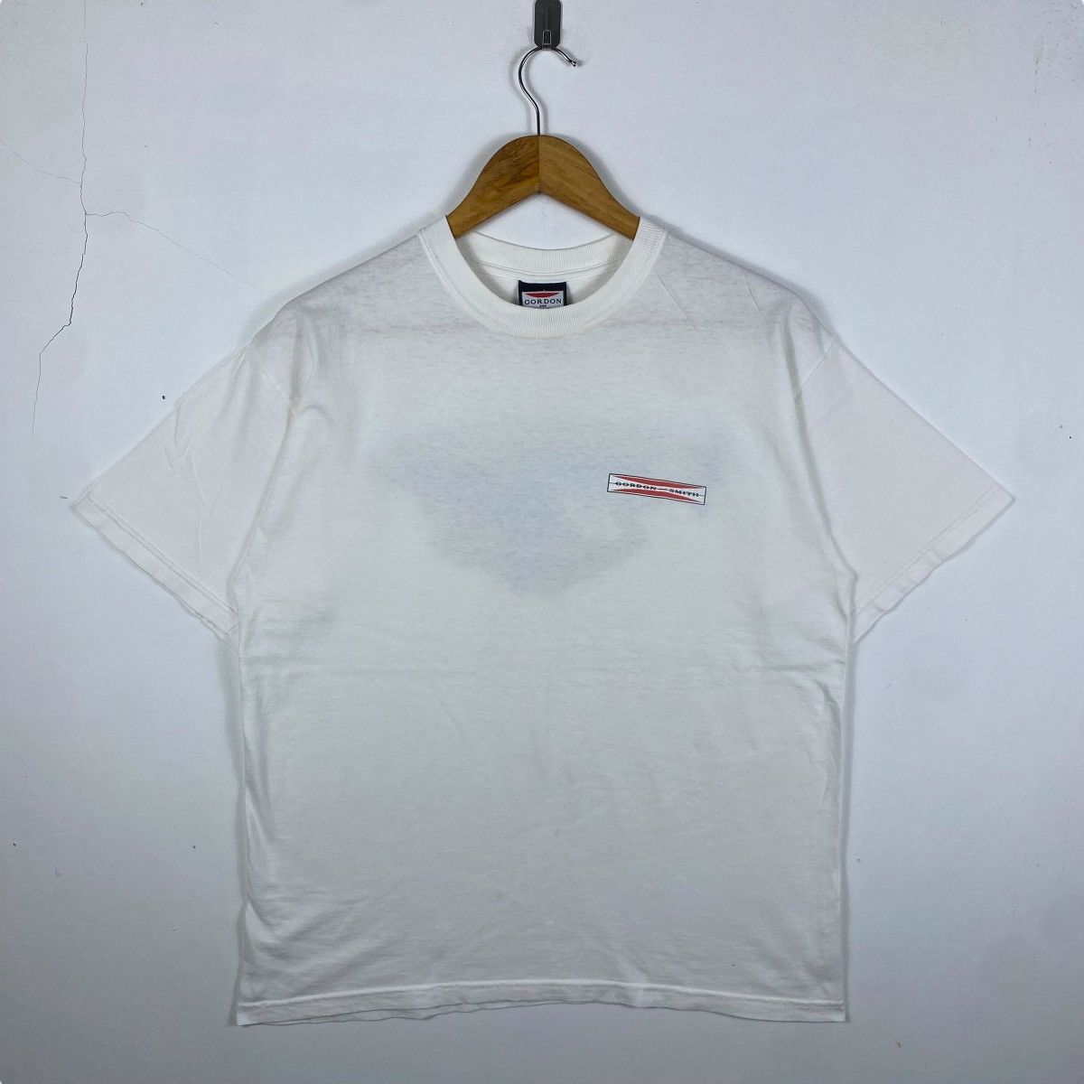 Vintage Vintage 90's GORDON & SMITH Great Wave Graphic Surf Tee Size US L / EU 52-54 / 3 - 4 Thumbnail