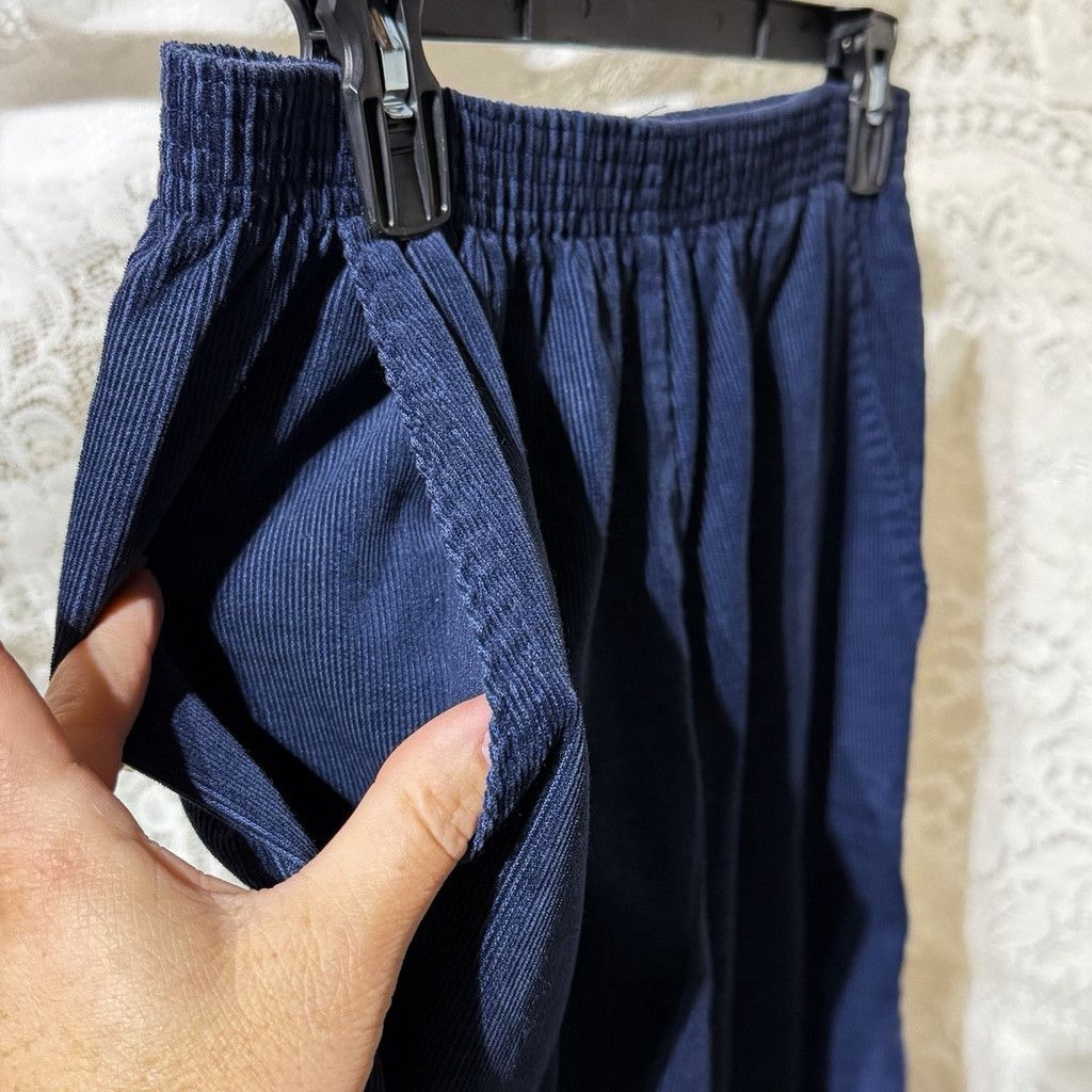 Vintage VTG 70s 80s Womens MEDIUM Corduroy HighRise Pants Straight L Size 30" / US 8 / IT 44 - 8 Thumbnail
