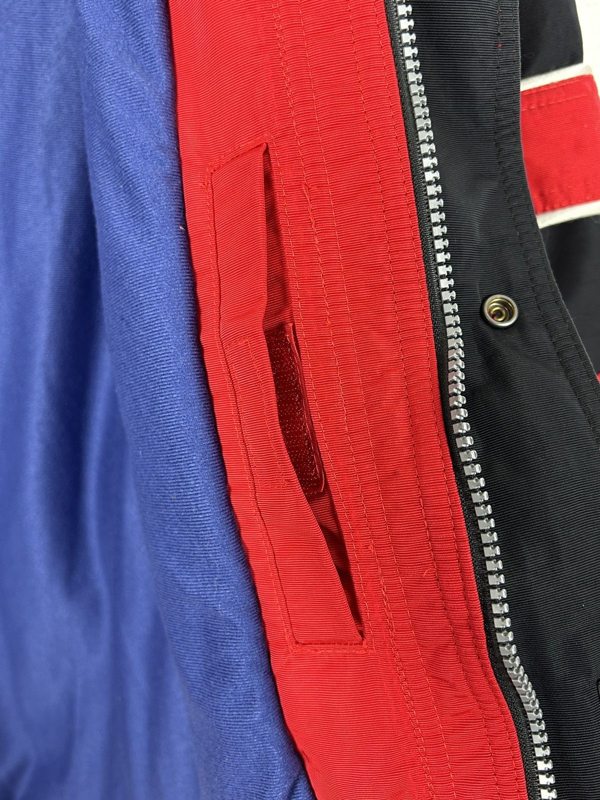 Vintage 80s Vintage Team Yamaha Sports Zippered Racing Jacket In Red Size US L / EU 52-54 / 3 - 14 Thumbnail