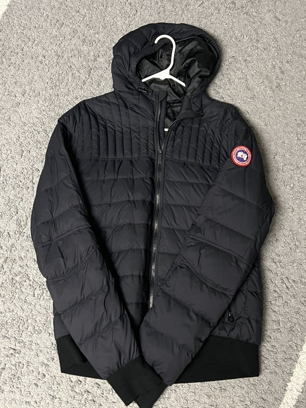 Canada Goose Black Canada Goose Puffer Jacket with Hoodie Size US XL / EU 56 / 4 - 1 Thumbnail