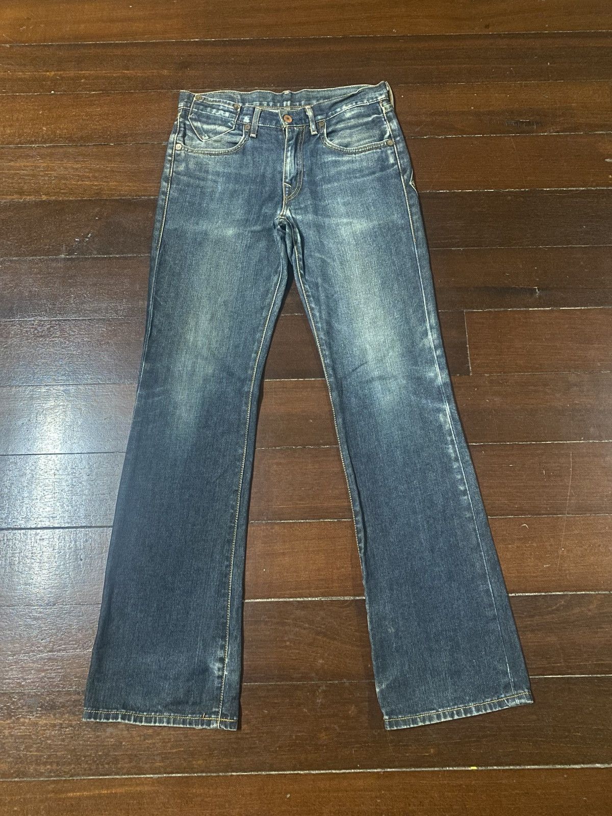 If Six Was Nine Y2K Flare Jeans Levis 517 Japan Denim Bootcut mud wash Size US 32 / EU 48 - 1 Thumbnail