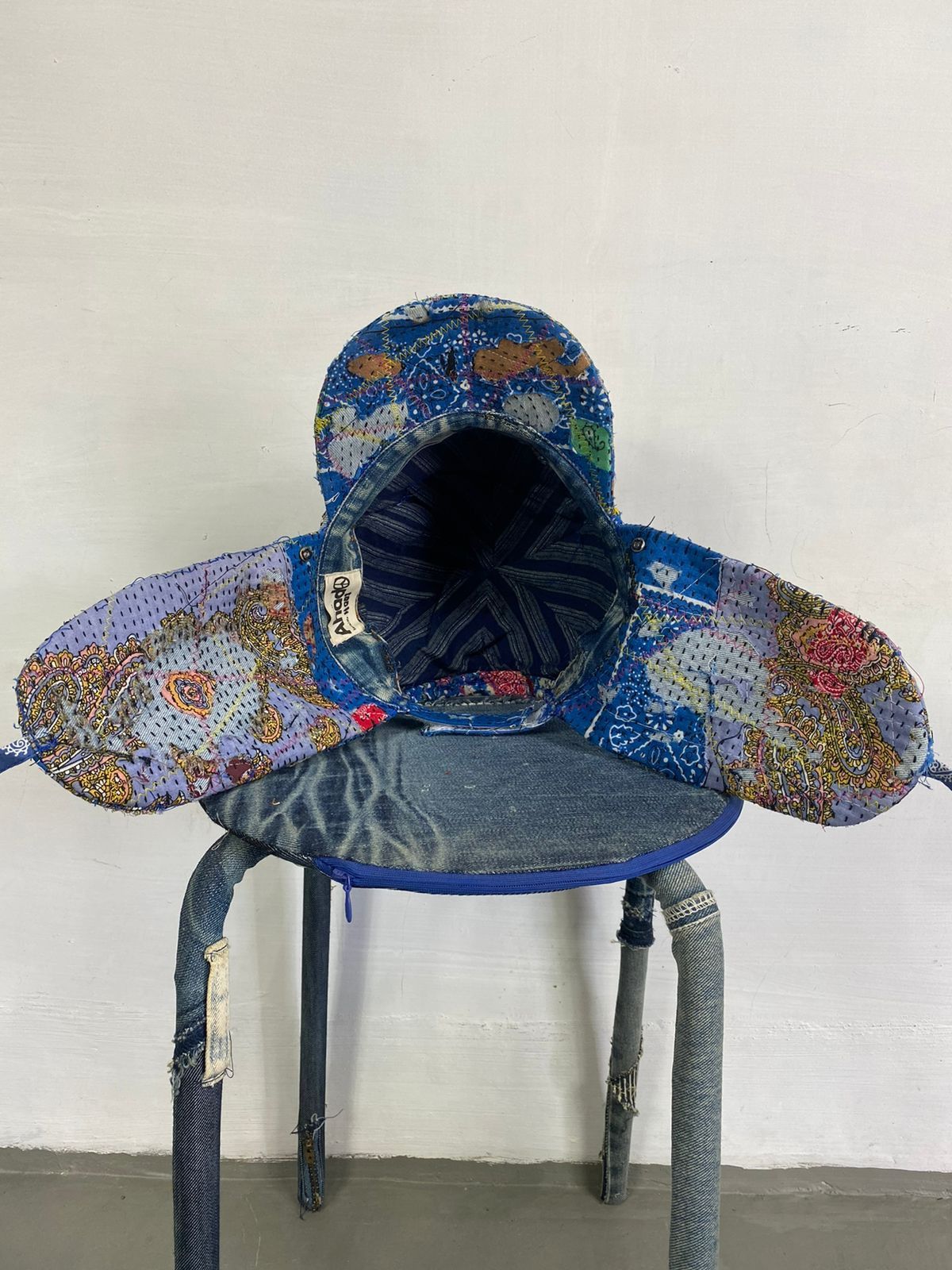 Other Custom Made Distressed Paisley Patchwork hats boro by Ahado Size ONE SIZE - 13 Thumbnail
