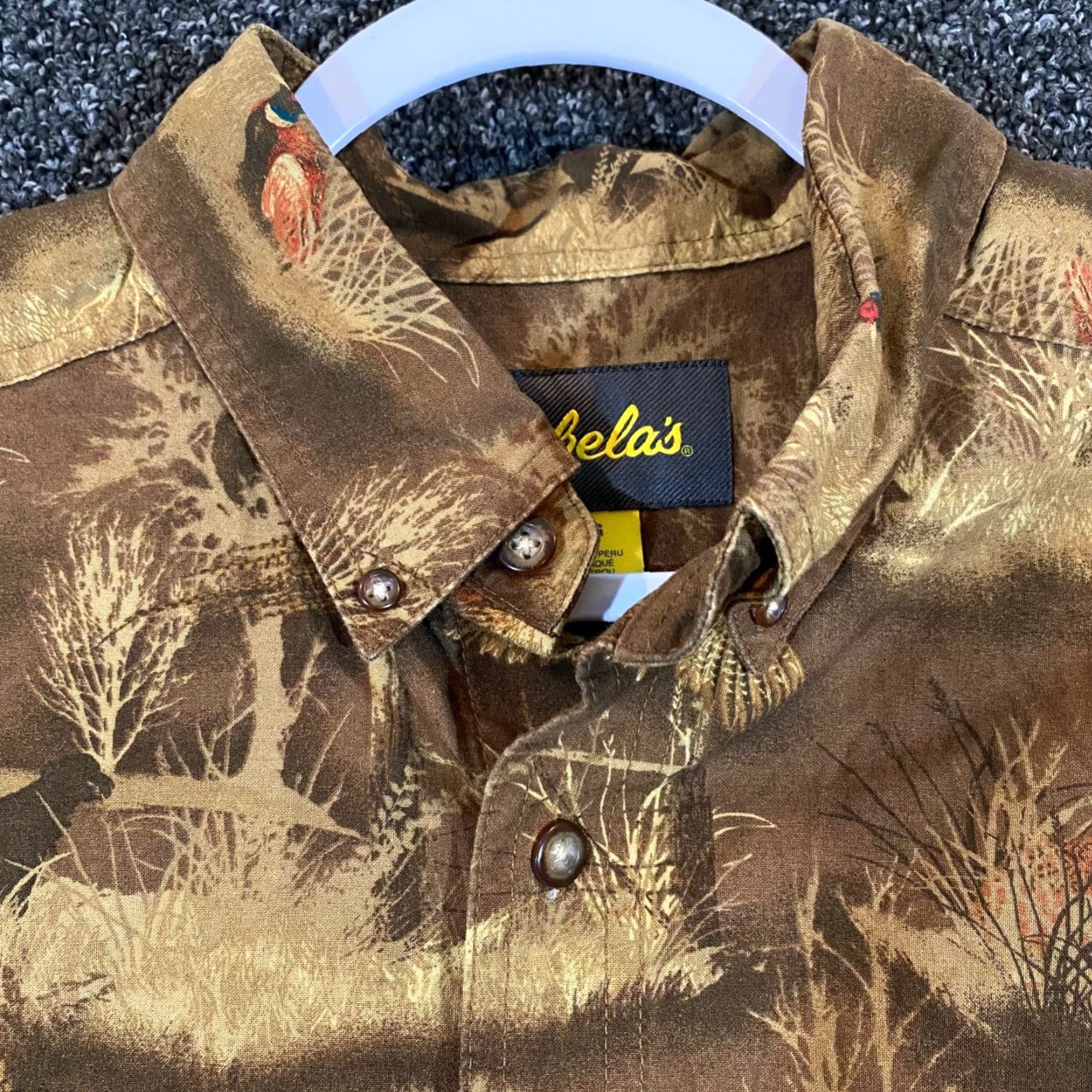 Vintage Cabela's Shirt Mens Large Brown Pheasant Plaid Button-Up Outdoors L/S Shirt Mens Large Brown Pheasant Plaid Button-Up Outdoors L/S Size US L / EU 52-54 / 3 - 3 Thumbnail