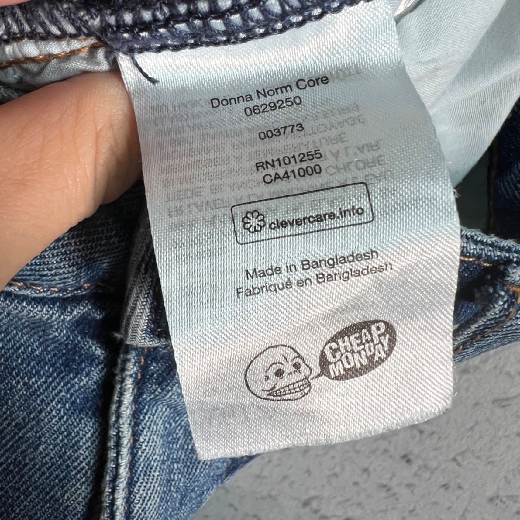 Cheap Monday Cheap Monday Womens Jeans Skinny High-Waisted Blue 26 Denim Stretch 5-Pocket Inseam 25 Size 26" / US 2 / IT 38 - 4 Thumbnail