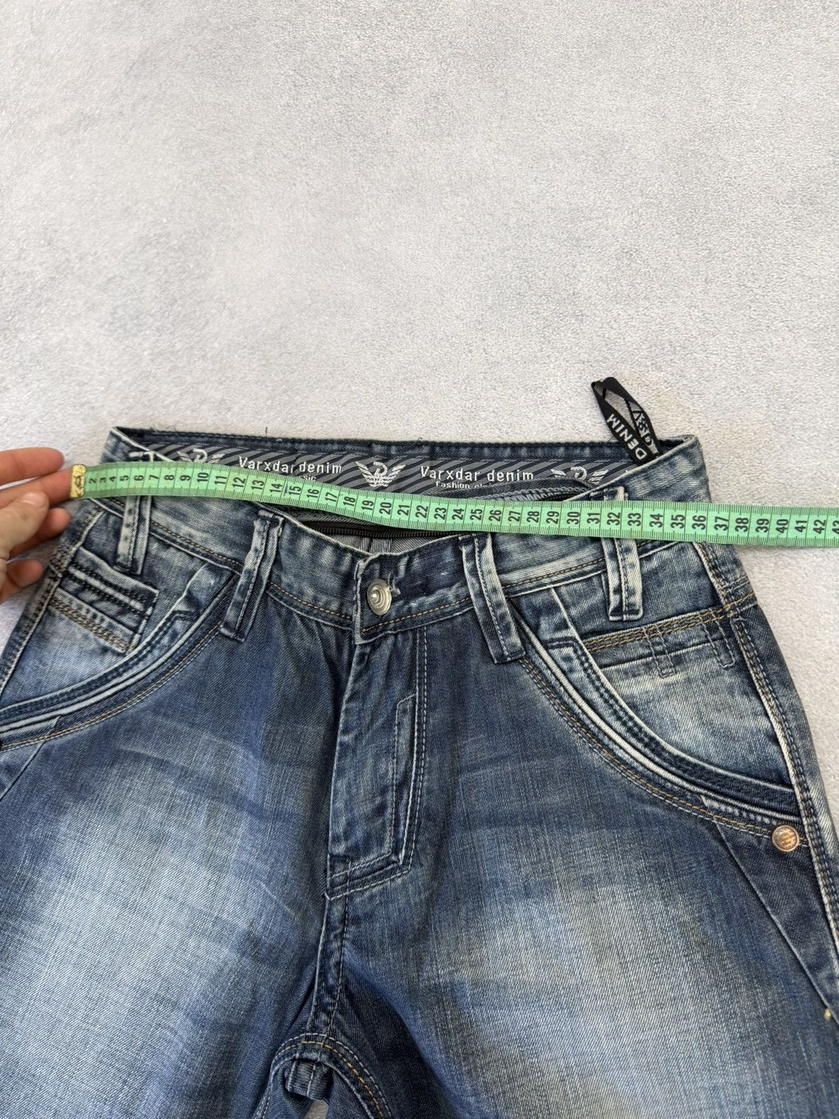 Hedi Slimane Vintage Dior Hedi Slimane Style Washed Denim Jeans Size US 30 / EU 46 - 10 Thumbnail