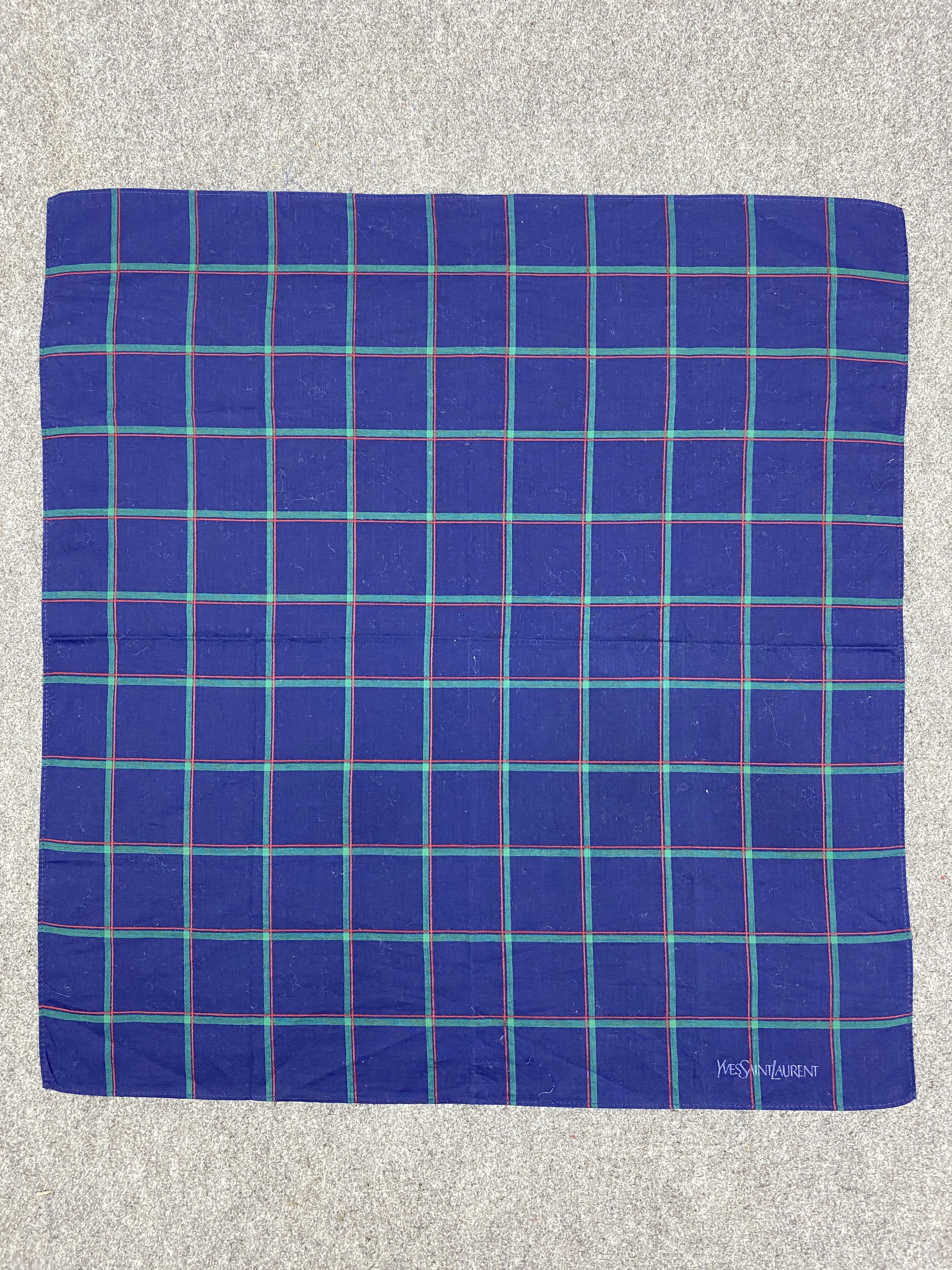 Yves Saint Laurent Yves Saint Laurent Handkerchief / Neckerchief HKC0569 Size ONE SIZE - 4 Thumbnail
