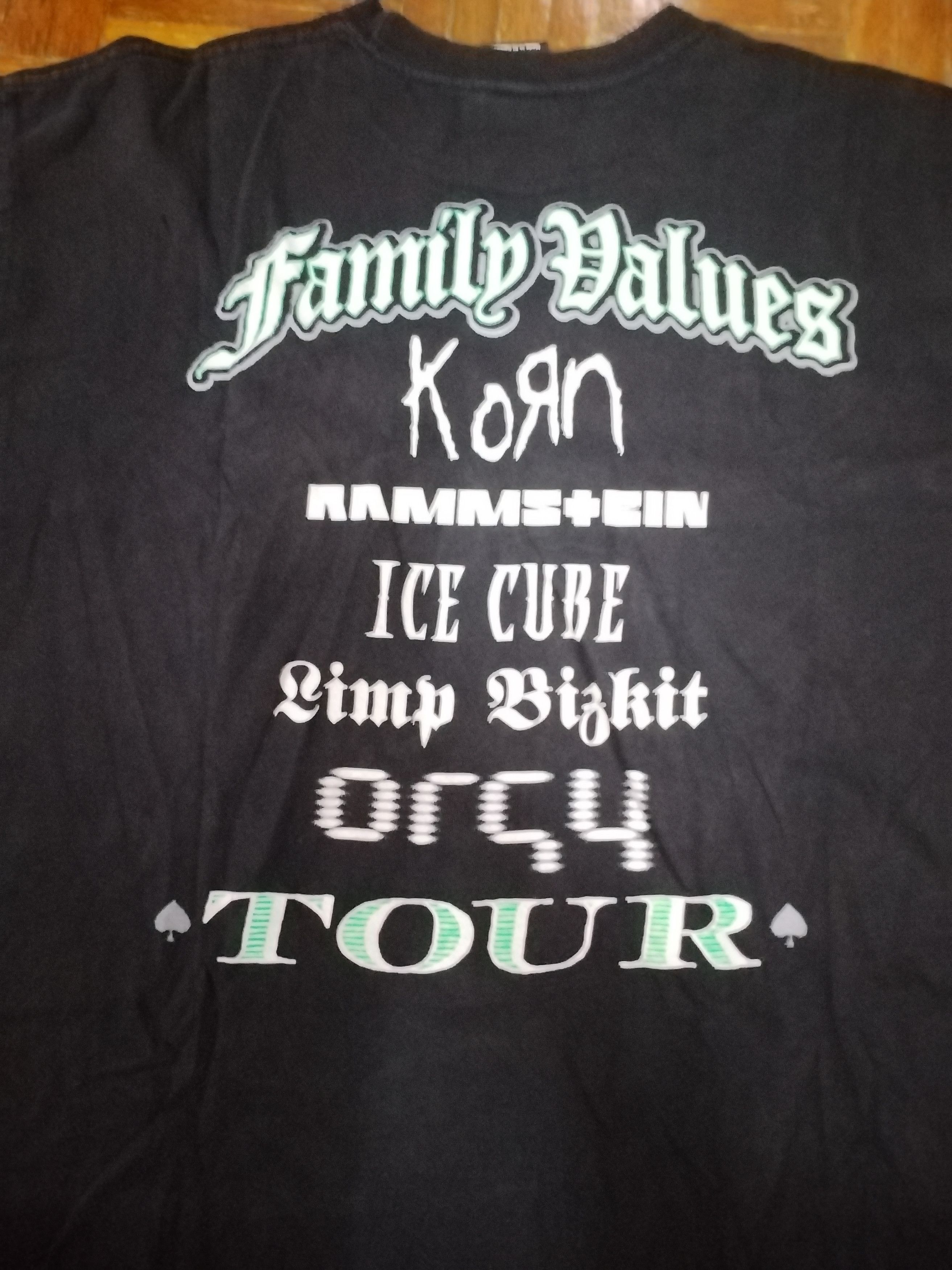 Giant × Vintage Korn Family Values Shirt 1998 Size US L / EU 52-54 / 3 - 6 Thumbnail