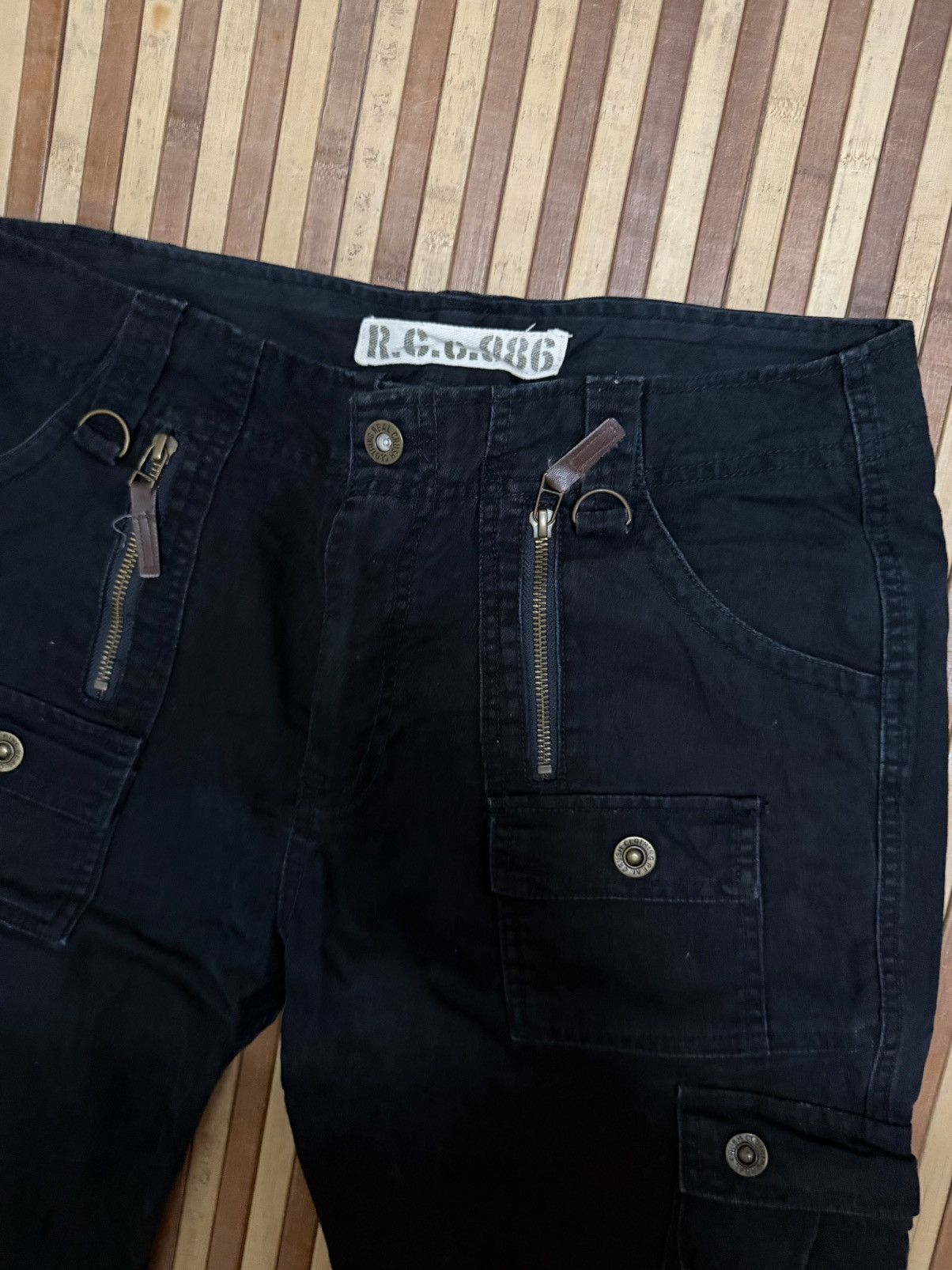 Japanese Brand Real Crush Cargo Pants / Multipocket / Streetwear / W Size US 32 / EU 48 - 5 Thumbnail