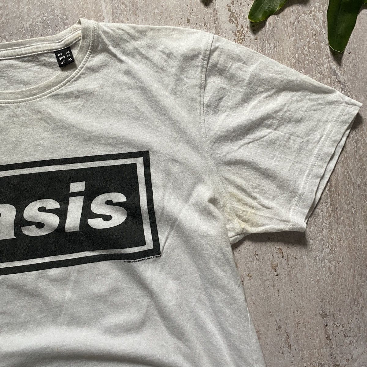 Band Tees × Vintage VINTAGE Y2K OASIS BOX LOGO AMAZING BAND T SHIRT 218 Size US M / EU 48-50 / 2 - 3 Thumbnail