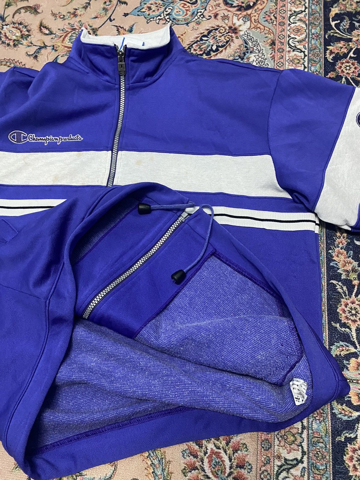 Champion × Japanese Brand Champion zipper stripe 🚀 Size US L / EU 52-54 / 3 - 11 Thumbnail