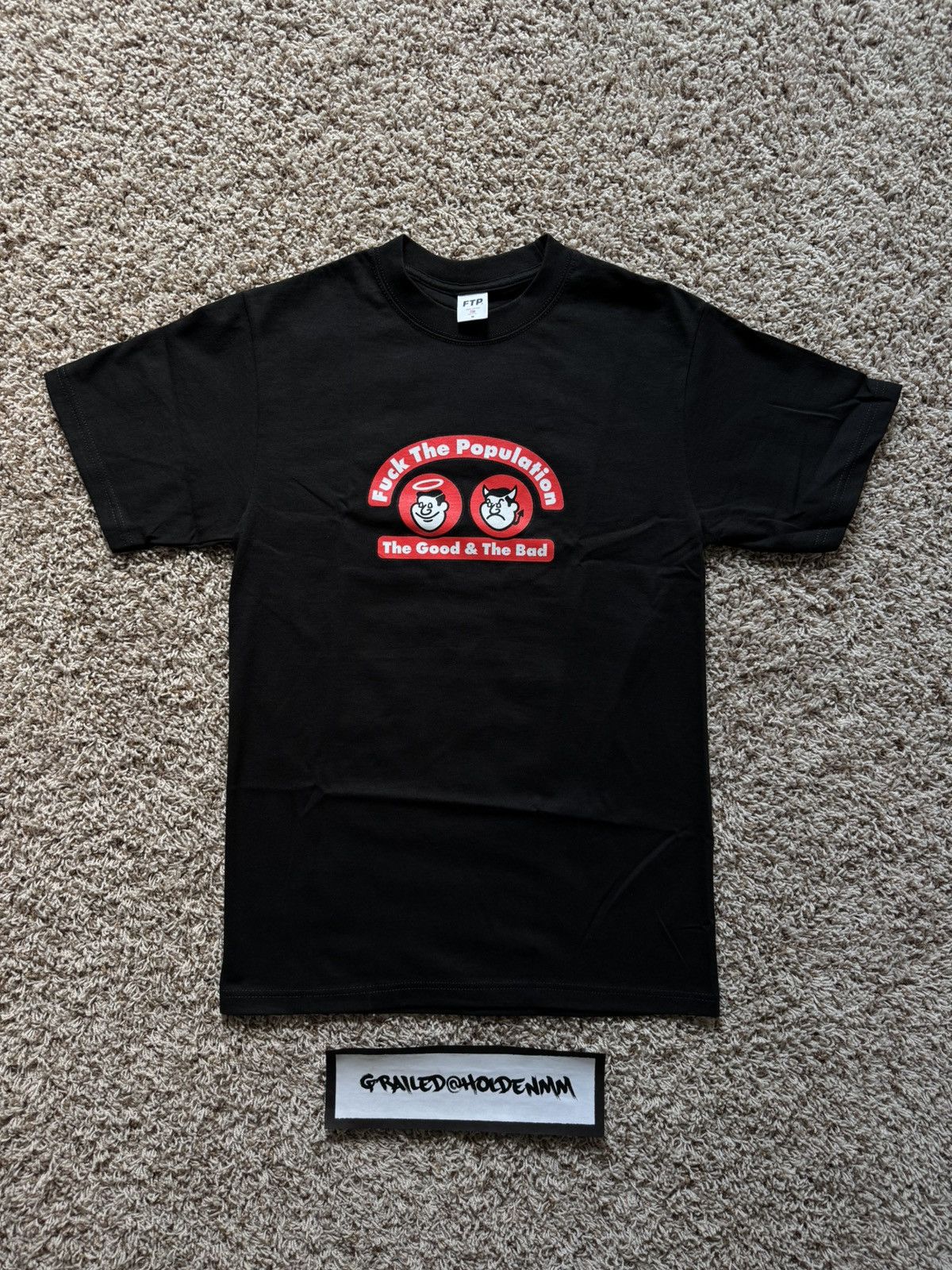 Fuck The Population FTP The Good & The Bad Tee Black Size US M / EU 48-50 / 2 - 2 Thumbnail