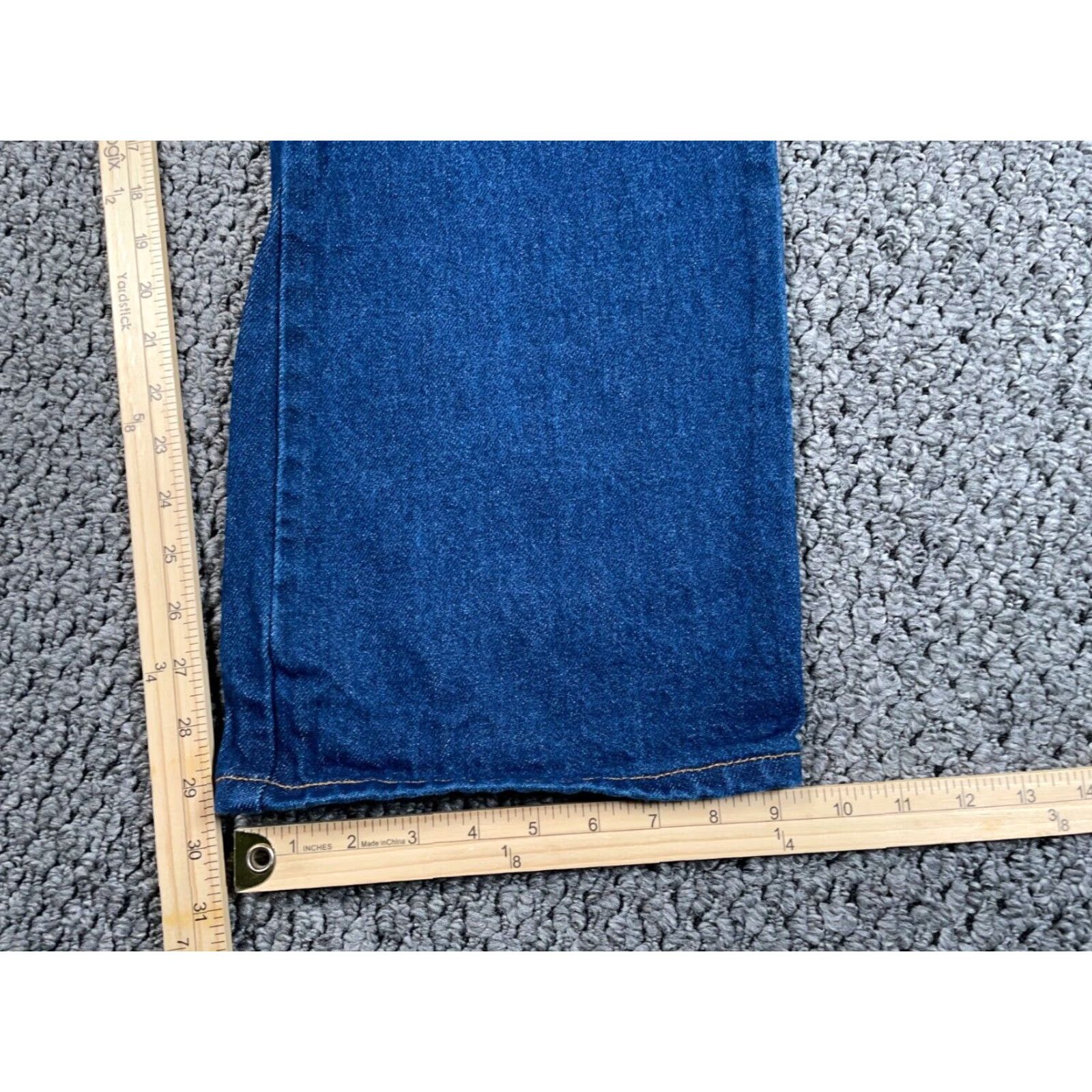 Levi's VINTAGE Levi's Jeans Bootcut Men 36 x 29 Blue Denim 517 Distressed? No Distress Grunge Retro Classic 90s-2000s Mens Jeans Size US 36 / EU 52 - 7 Thumbnail