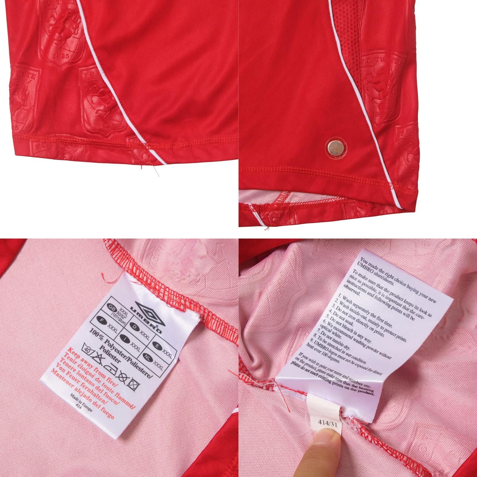Umbro 2007/08 FC Twente Home Shirt Umbro (XXL) Size US XXL / EU 58 / 5 - 5 Thumbnail
