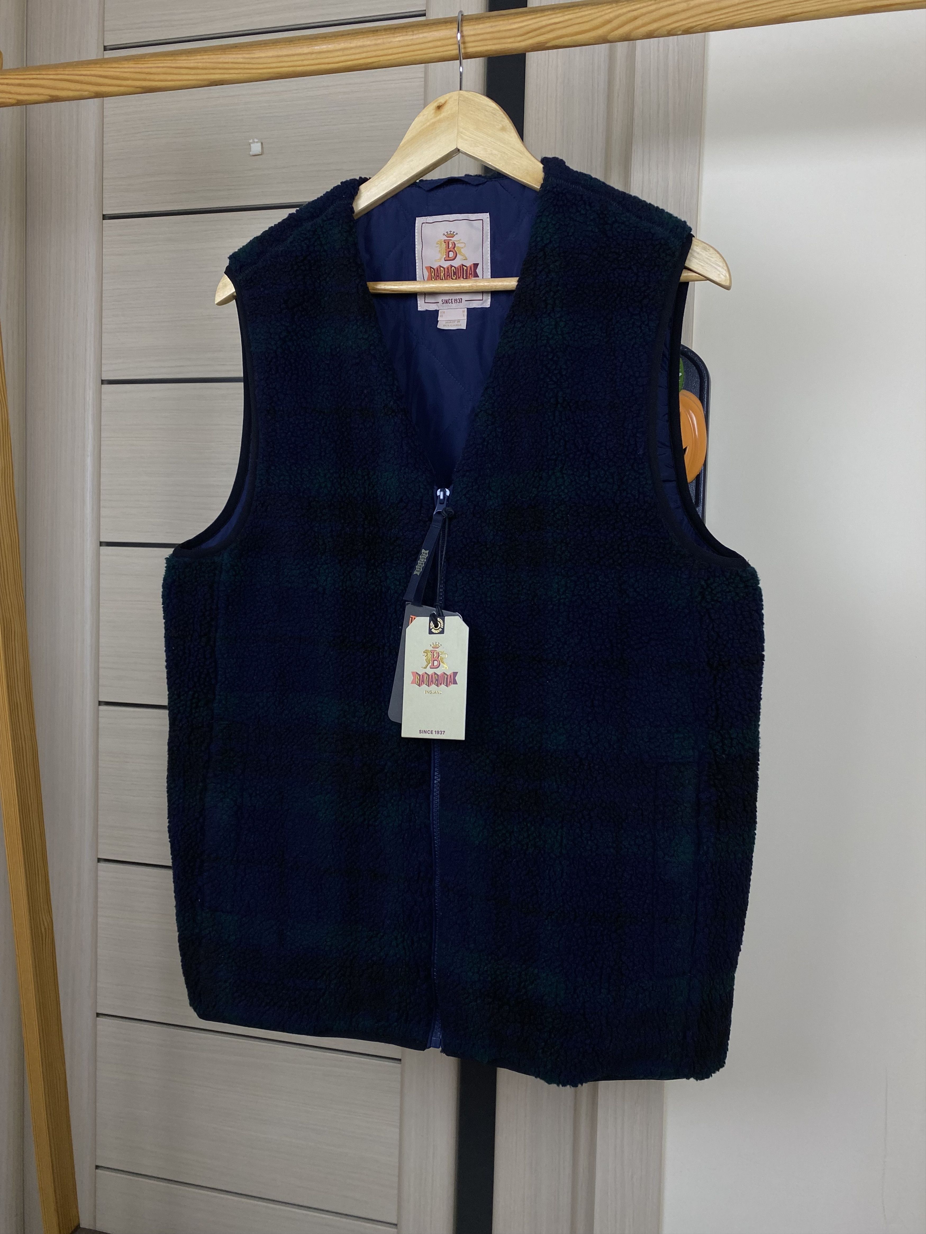 Baracuta BARACUTA SAMPLE CURLY FLEECE LINER VEST BLACKWATCH size L Size US L / EU 52-54 / 3 - 2 Thumbnail