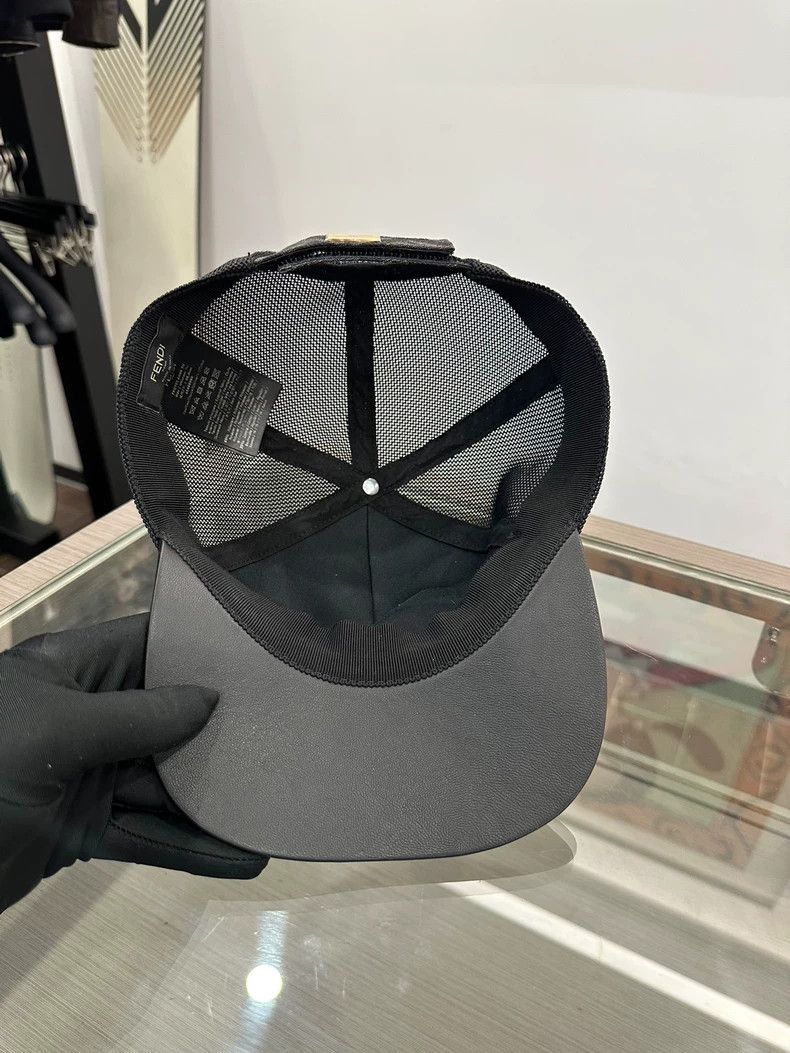 Fendi Fendi classic double F black baseball cap-2508 Size ONE SIZE - 5 Thumbnail