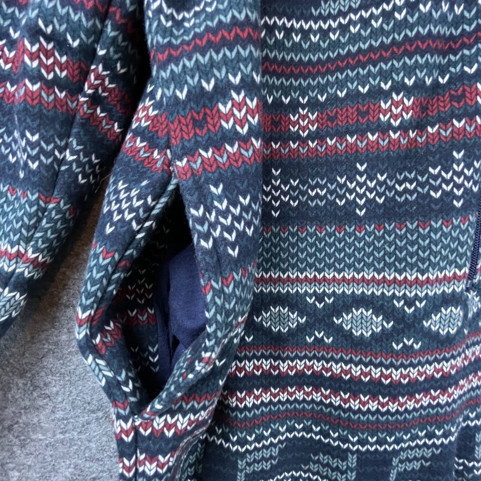 Fabletics Fabletics Forever Fleece Hooded Jumpsuit Women Small Aztec Size 27" / US 4 / IT 40 - 6 Thumbnail