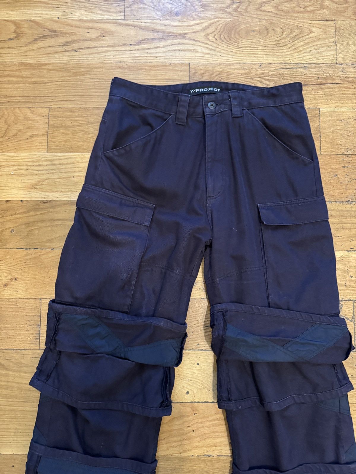 Y/Project Multi Layered Cargo Pants Size US 32 / EU 48 - 4 Thumbnail