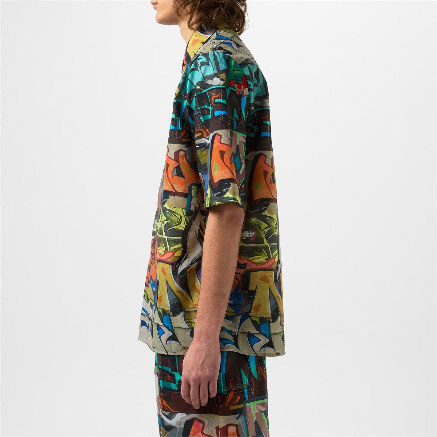 Off-White o1g2r1mq0326 Neen Graffiti Shirt in Multicolor Size US S / EU 44-46 / 1 - 6 Thumbnail