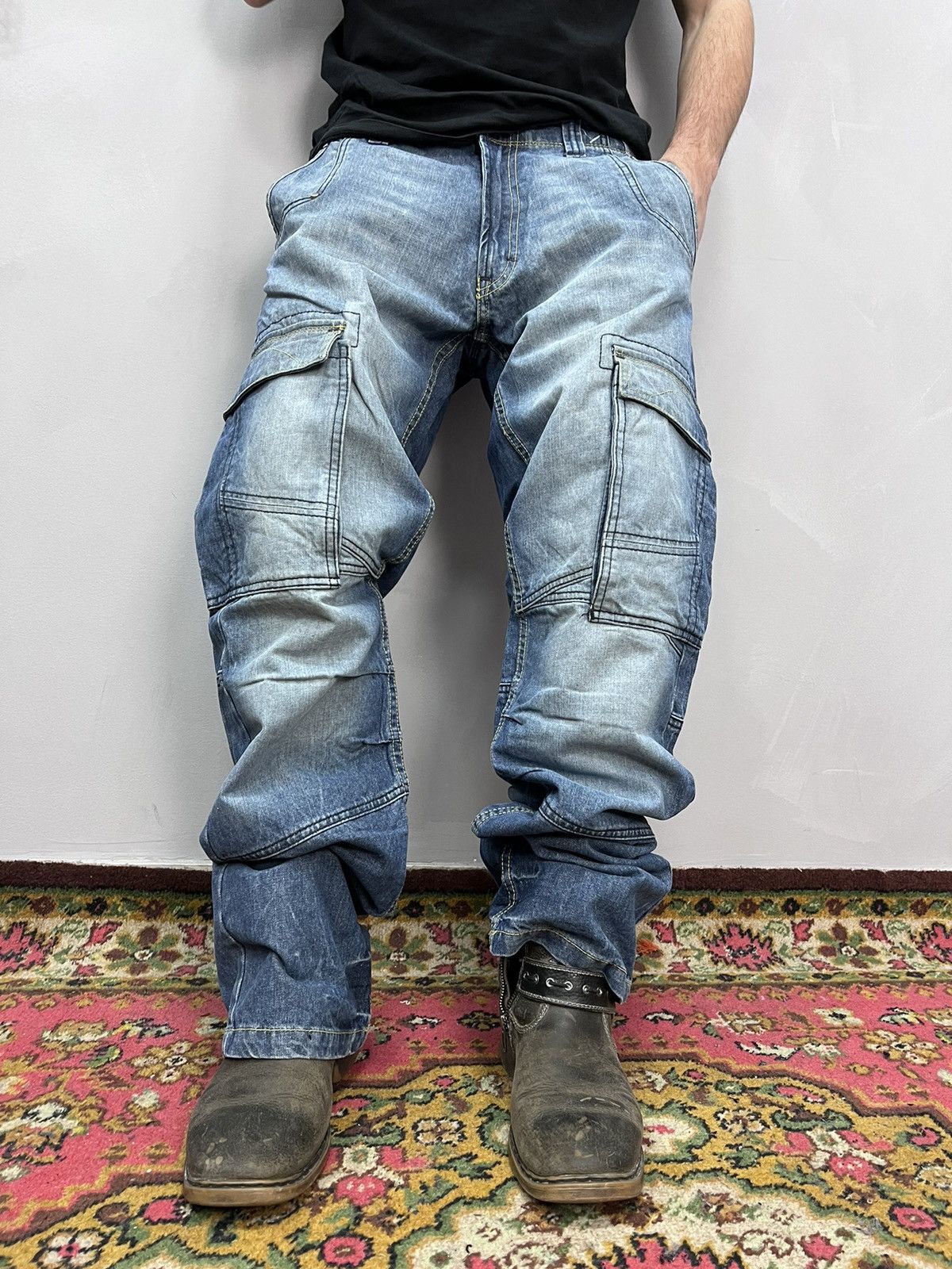 Japanese Brand × Junya Watanabe Vintage Junya Watanabe Style Japanese Archive Cargo Pants Size US 34 / EU 50 - 1 Thumbnail