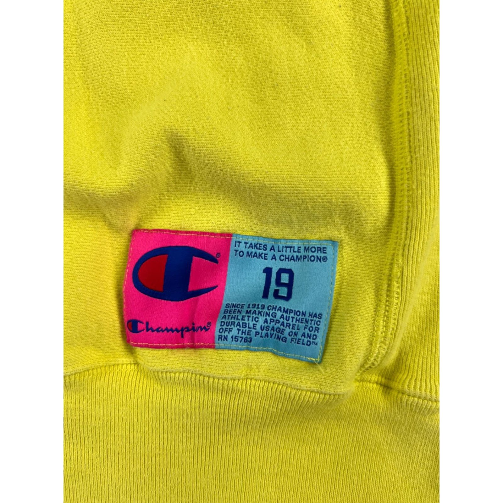 Champion Champion Sweater Adult Medium Yellow Logo Sweatshirt Crew Neck Pullover Casual, Travel, Workwear Men M Yellow 90s? Size US M / EU 48-50 / 2 - 6 Thumbnail