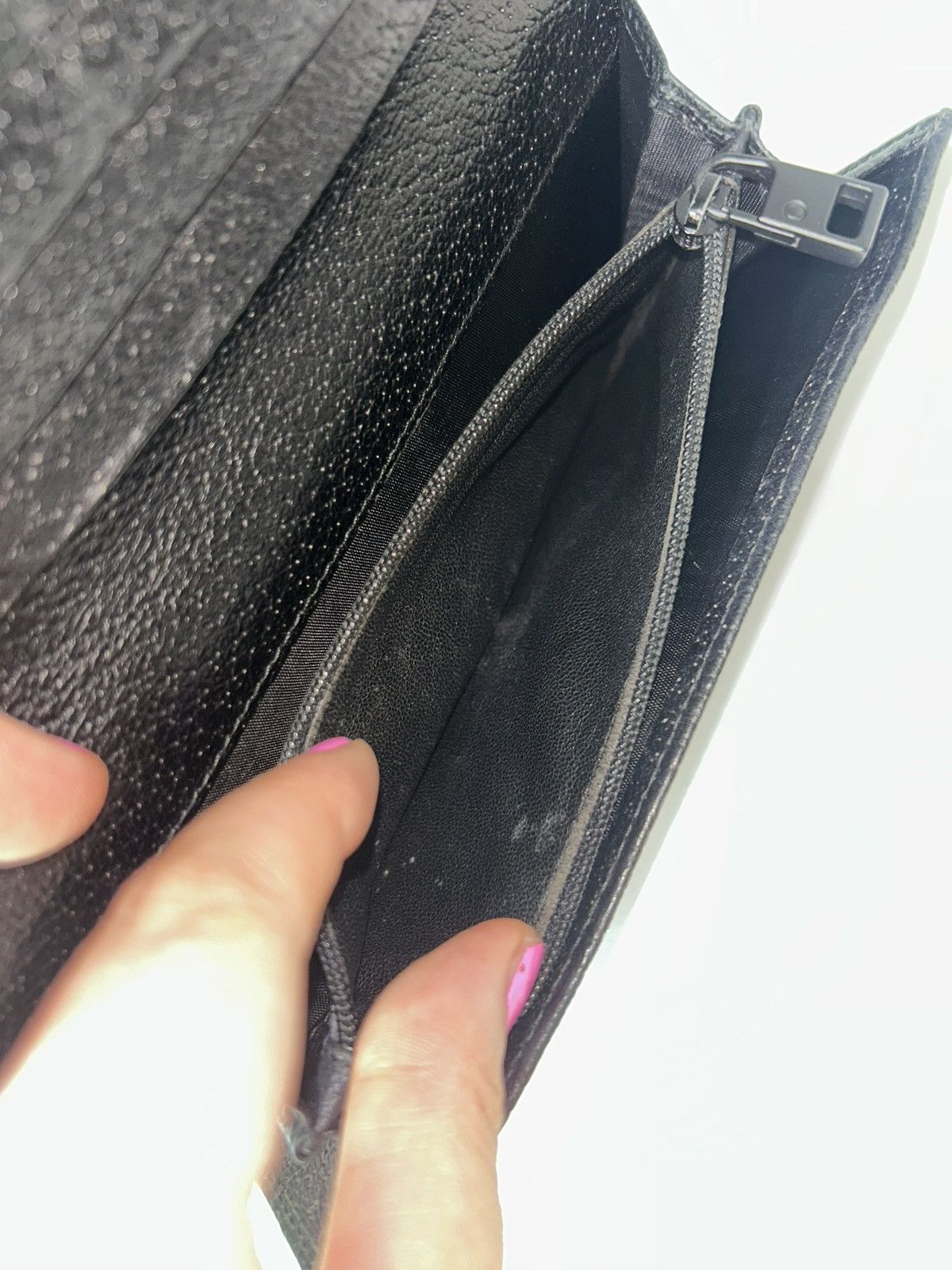 Gucci Gucci G Clasp Black Leather Continental Long Wallet Size ONE SIZE - 9 Thumbnail