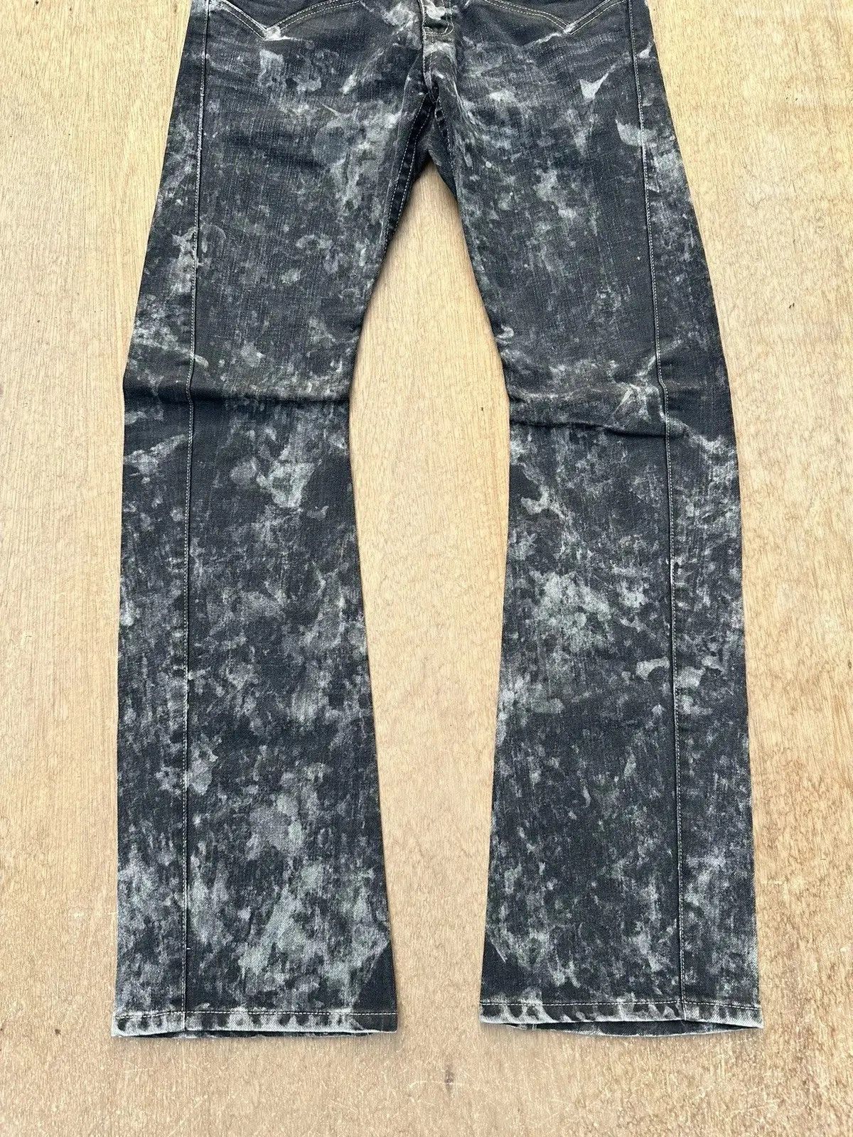 Killer Acid W31 L32 Vintage RATTLE TRAP Curve/Banana Legs Acid Wash Pant Size US 31 - 8 Thumbnail
