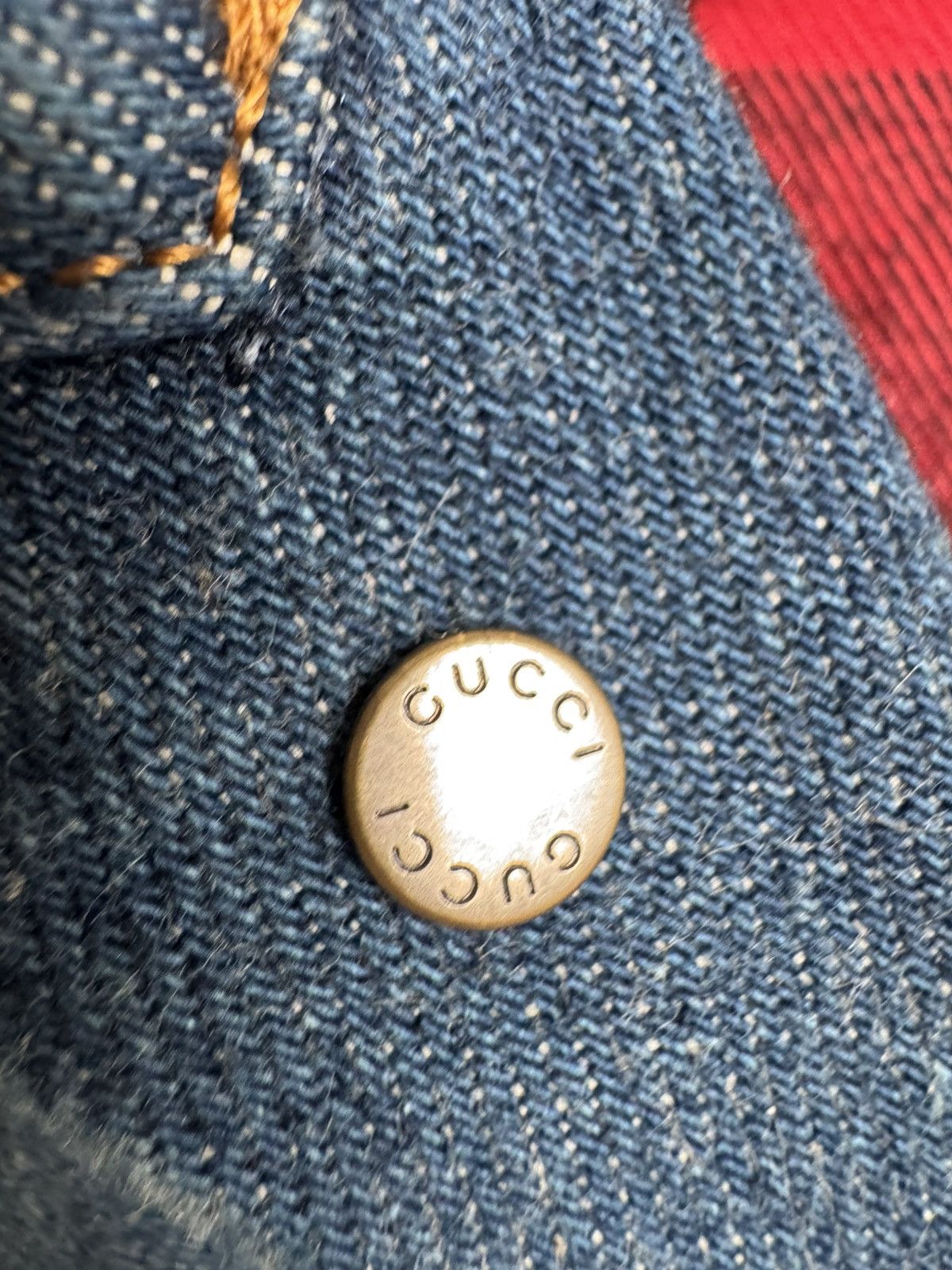 Gucci Gucci L'Aveugle Par Amour Tiger Embroidered Denim Jacket Size US M / EU 48-50 / 2 - 10 Thumbnail