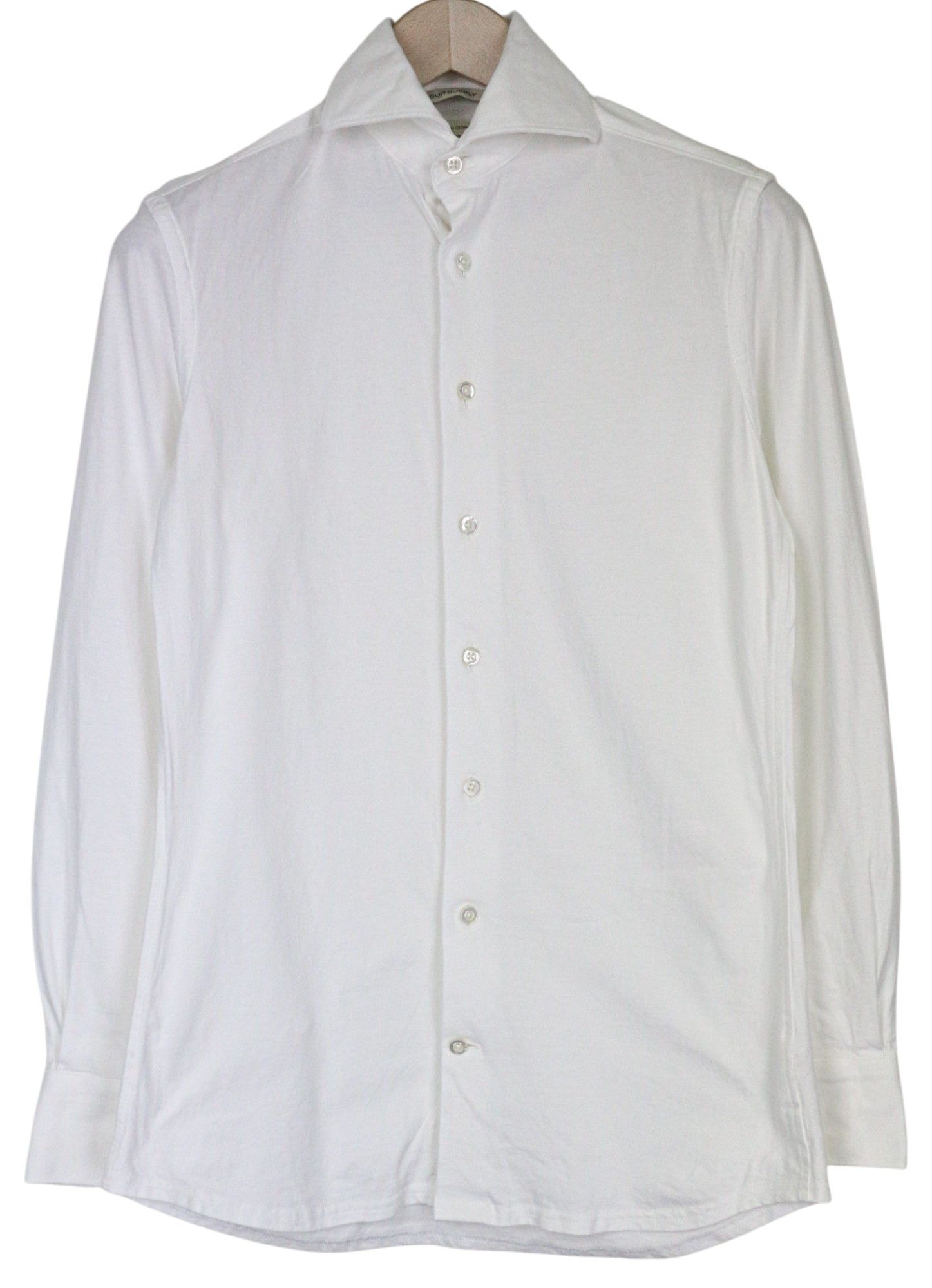 Suitsupply 35 Slim White Cotton Cutaway Shirt 78913 Size 36R - 1 Thumbnail