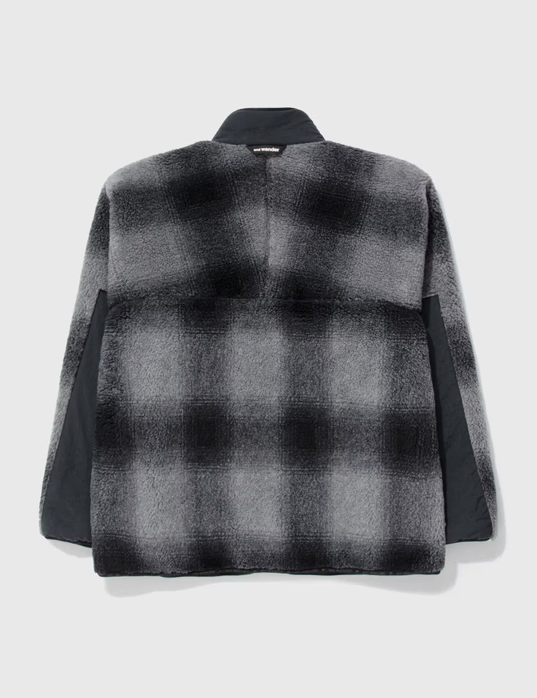 And Wander Check Boa Jacket Black Size US L / EU 52-54 / 3 - 5 Thumbnail