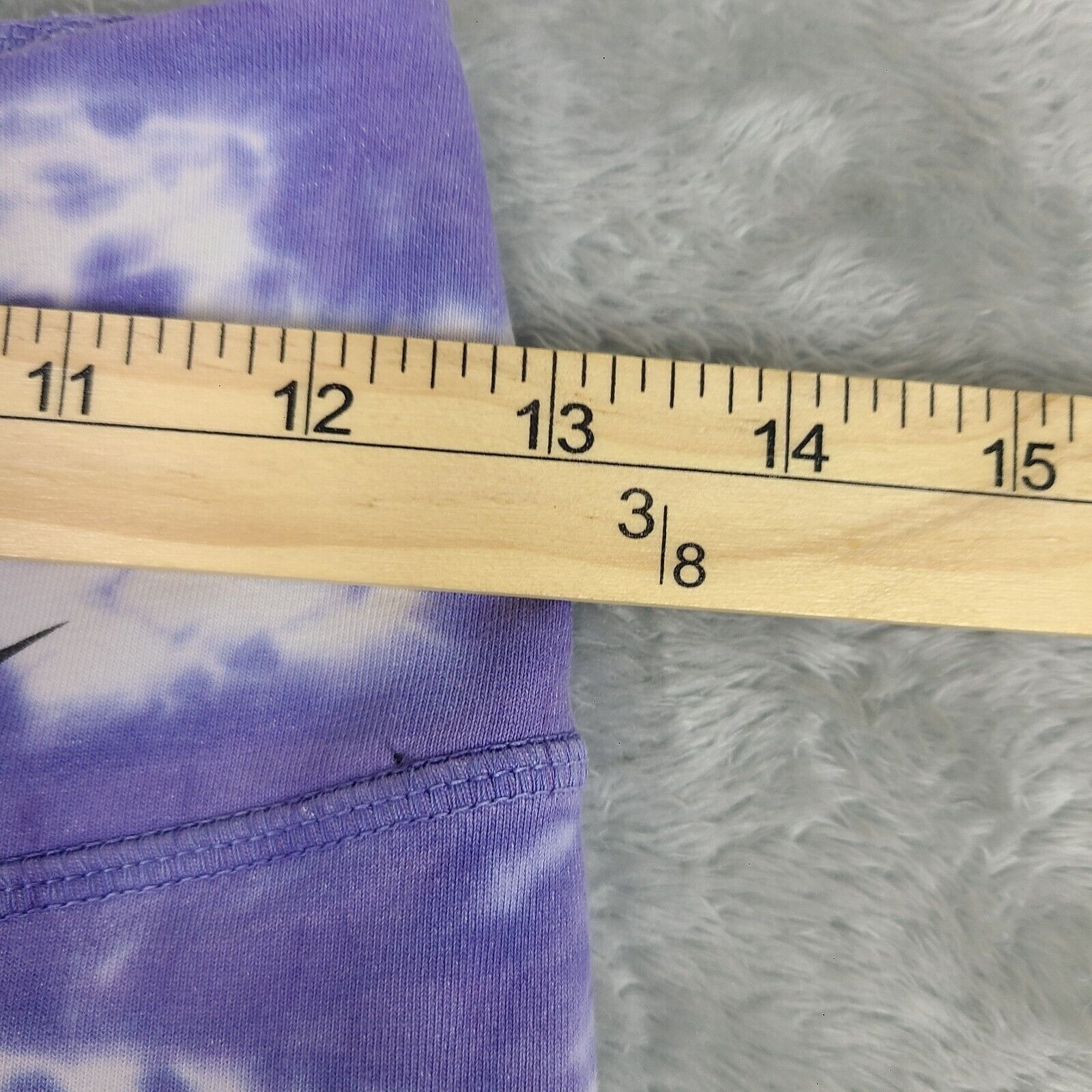 Nike Nike Dri Fit Leggings Purp & White Tie Dye Compression Pants Size 25" / US 0 / IT 36 - 3 Thumbnail