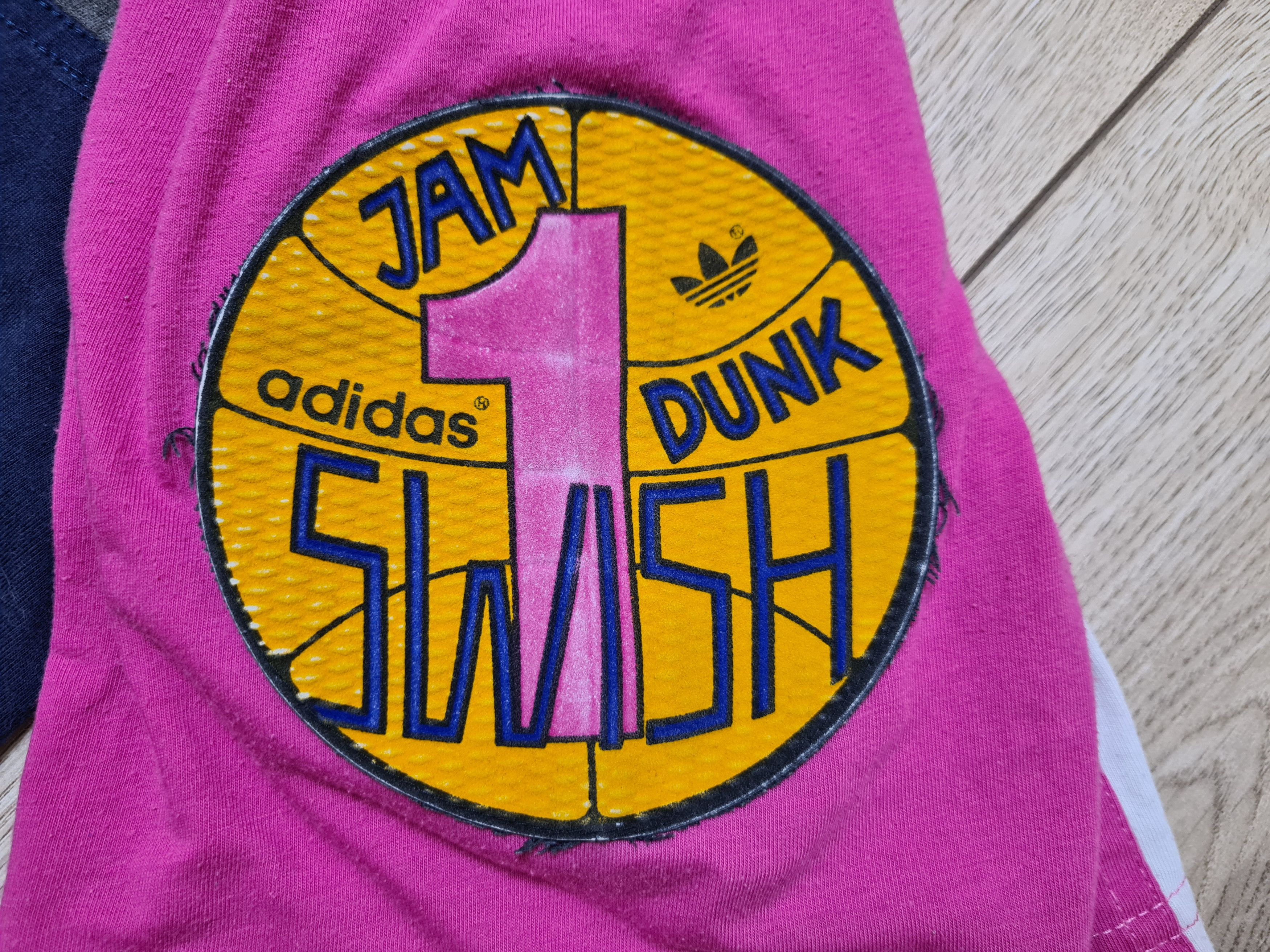 NBA × Vintage ADIDAS NBA SHIRT 90s RETRO I WANT I CAN SWISH JAM DUNK Size US L / EU 52-54 / 3 - 5 Thumbnail