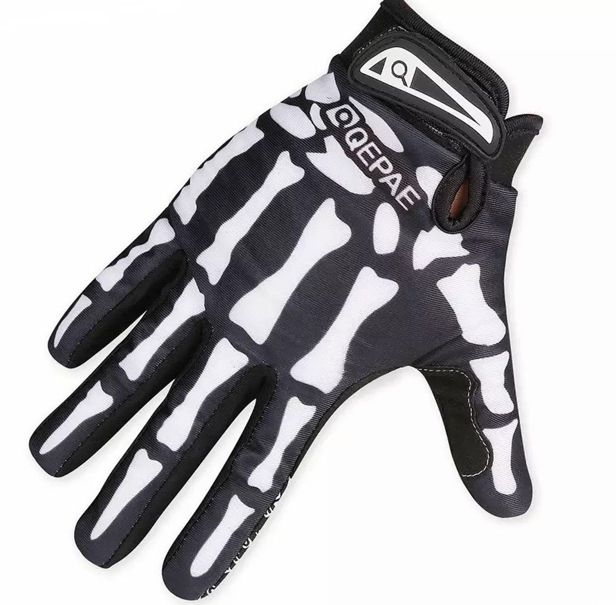 Jewelry Skeleton Gloves Hand Bones Goth Human Riding Winter BMX Size ONE SIZE - 3 Thumbnail