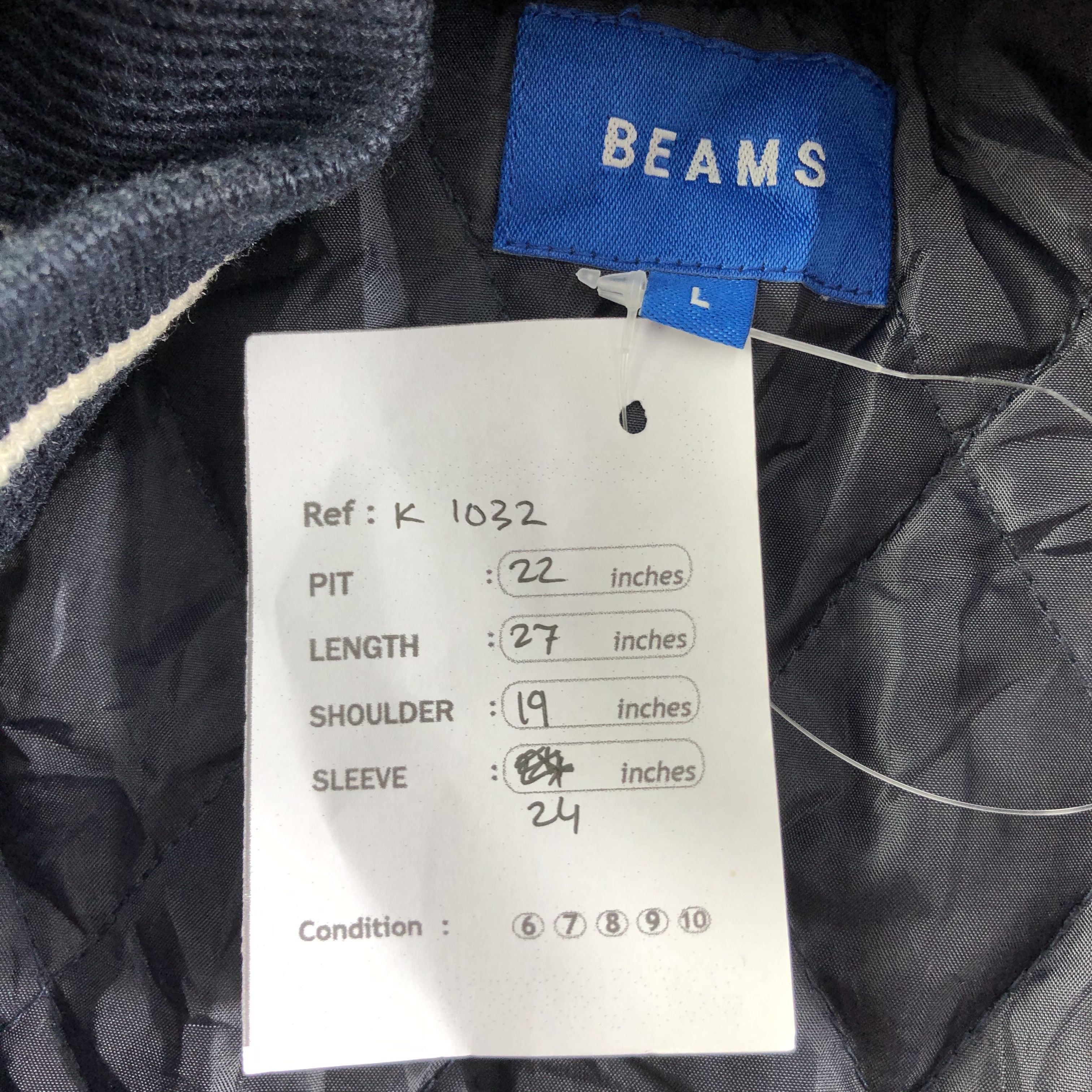 Beams Plus × Japanese Brand Beams Hooded Varsity Jacket Size US M / EU 48-50 / 2 - 6 Thumbnail