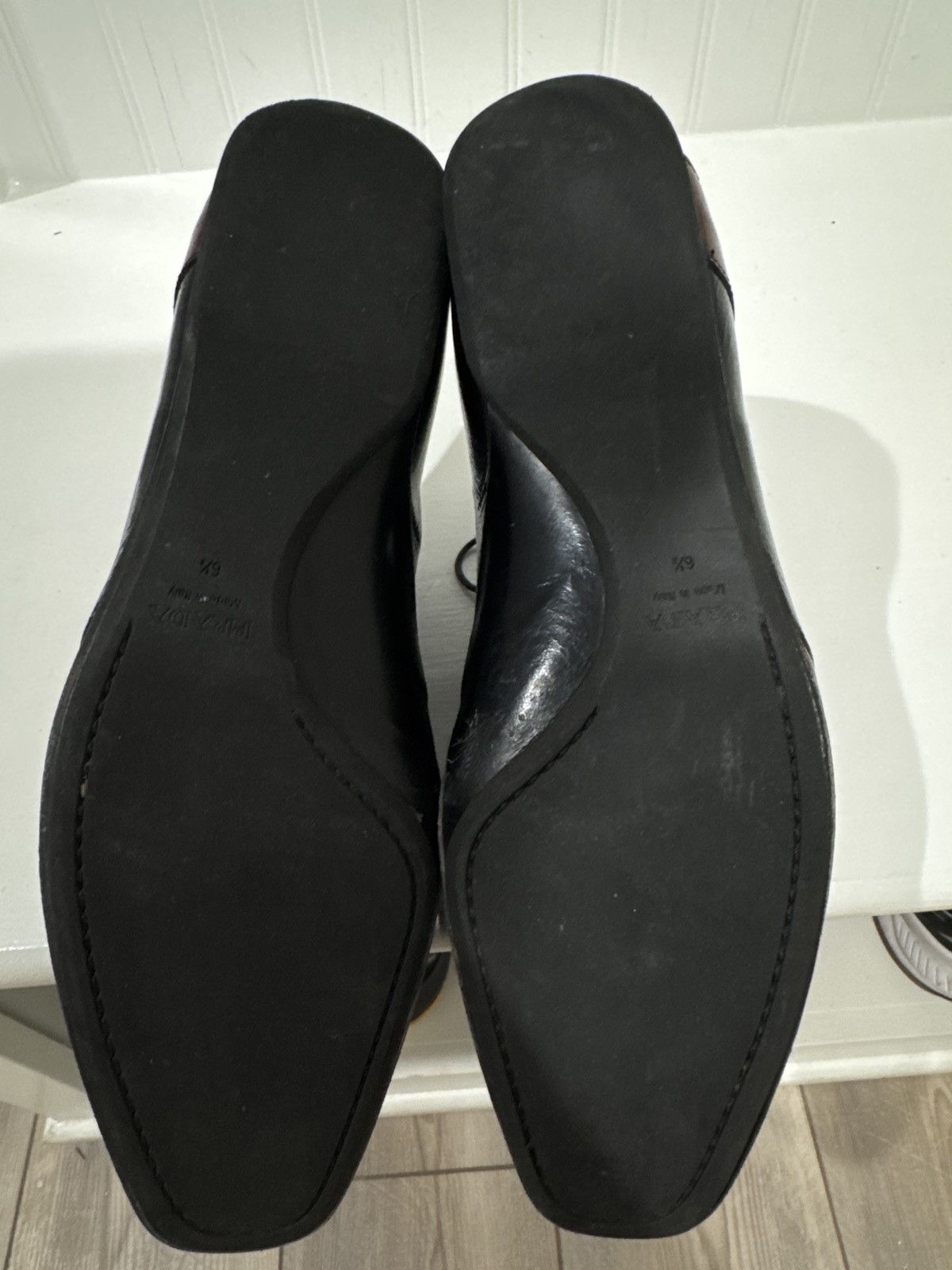 Prada PRADA NAVY LEATHER DERBY SS 2000 Size US 7 / EU 40 - 5 Thumbnail