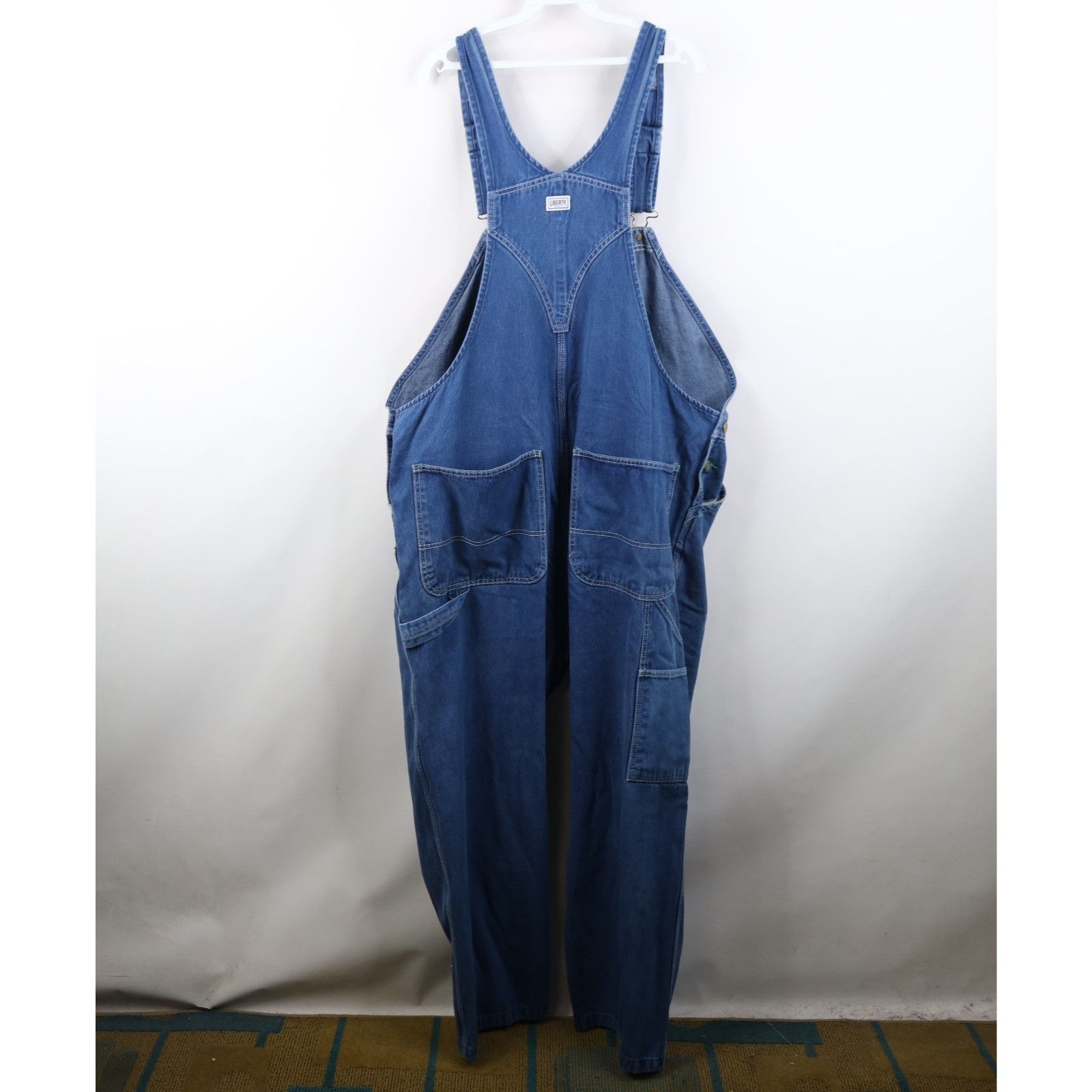 Vintage Vintage 90s Streetwear Distressed Wide Leg Denim Overalls Size US 44 / EU 60 - 18 Thumbnail