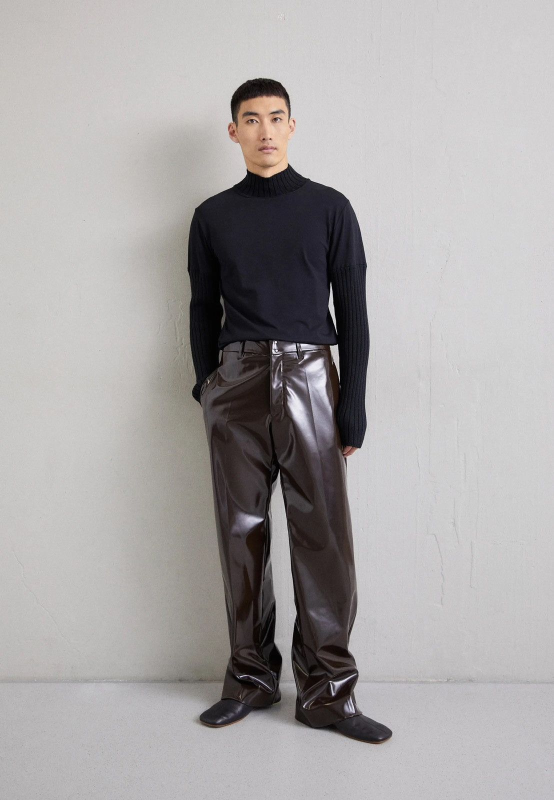 Maison Margiela !DS! SS23 Maison Margiela Long Sleeved Black Top Sweater Size US XL / EU 56 / 4 - 3 Thumbnail