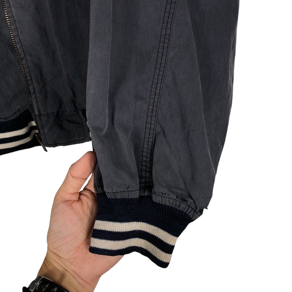 Japanese Brand 📌Vintage Bomber Jacket Zipper Converse All Star Size US M / EU 48-50 / 2 - 16 Thumbnail
