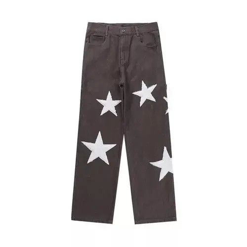 Other Stars Embroidery Baggy Pants Size US 30 / EU 46 - 3 Thumbnail