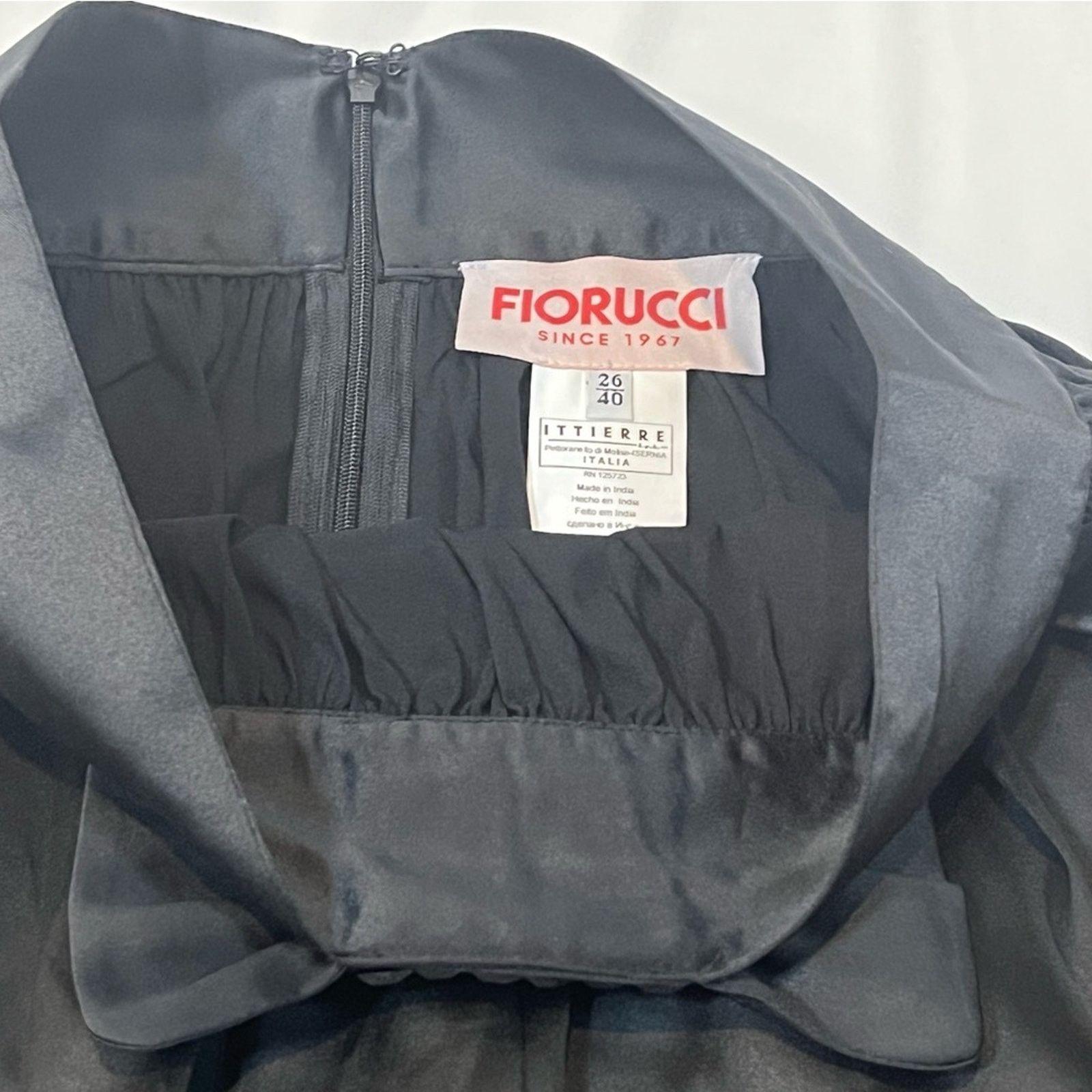 Fiorucci Fiorucci Black Satin Skirt With Studded Bow Size 27" / US 4 / IT 40 - 3 Thumbnail